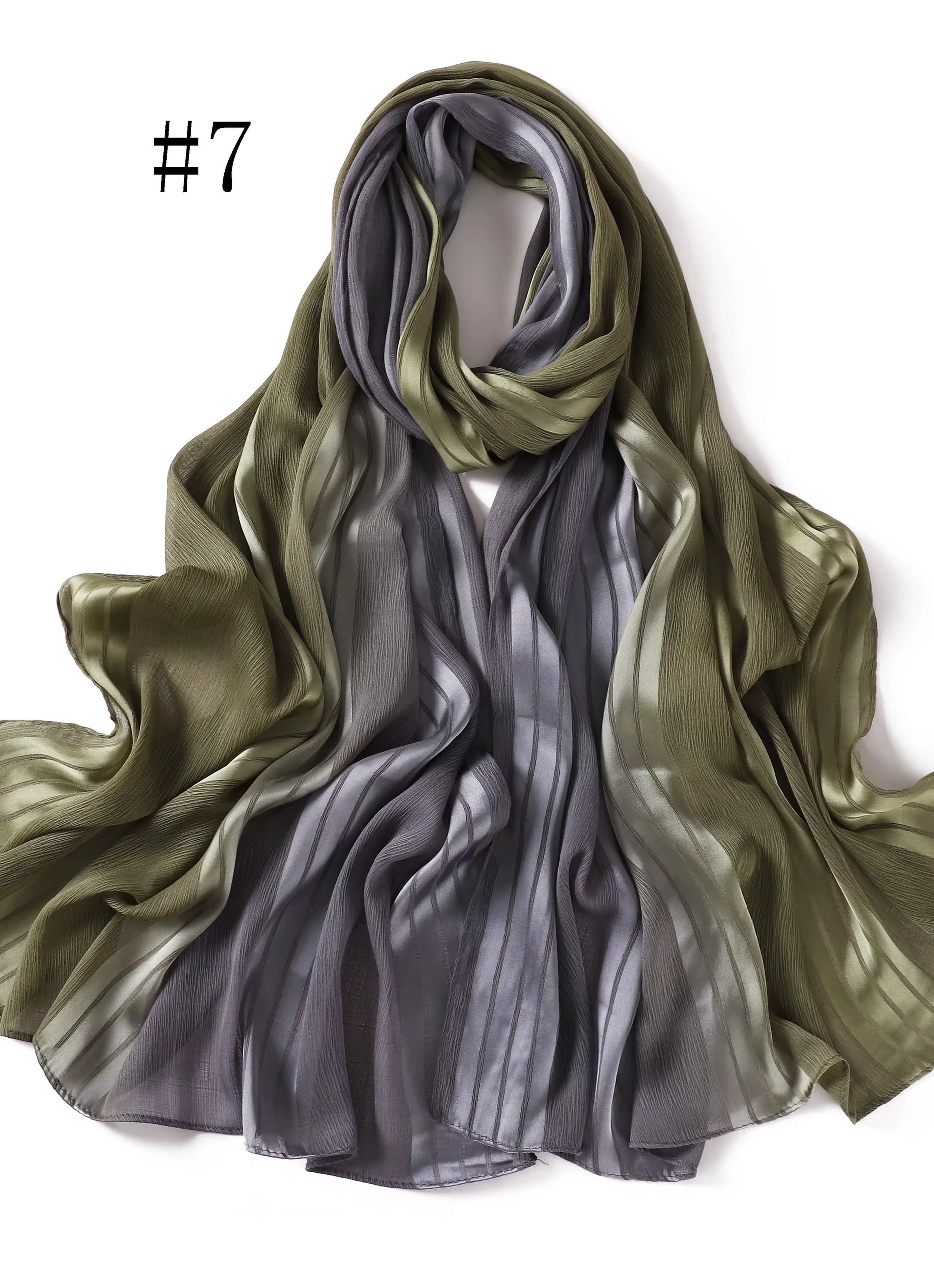 mix of satin and love hijab Kabayare