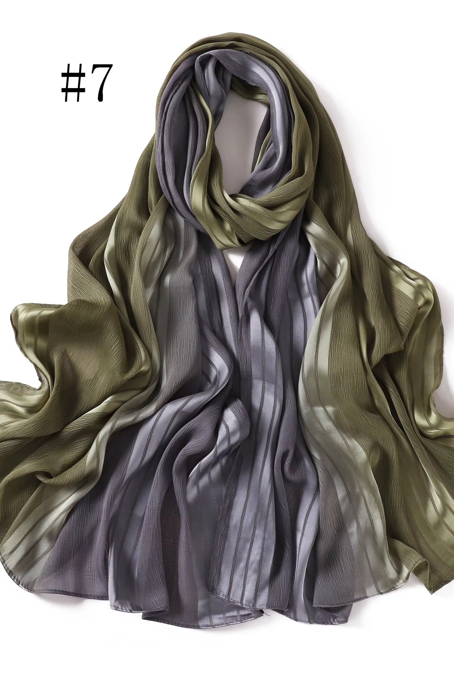 mix of satin and love hijab Kabayare