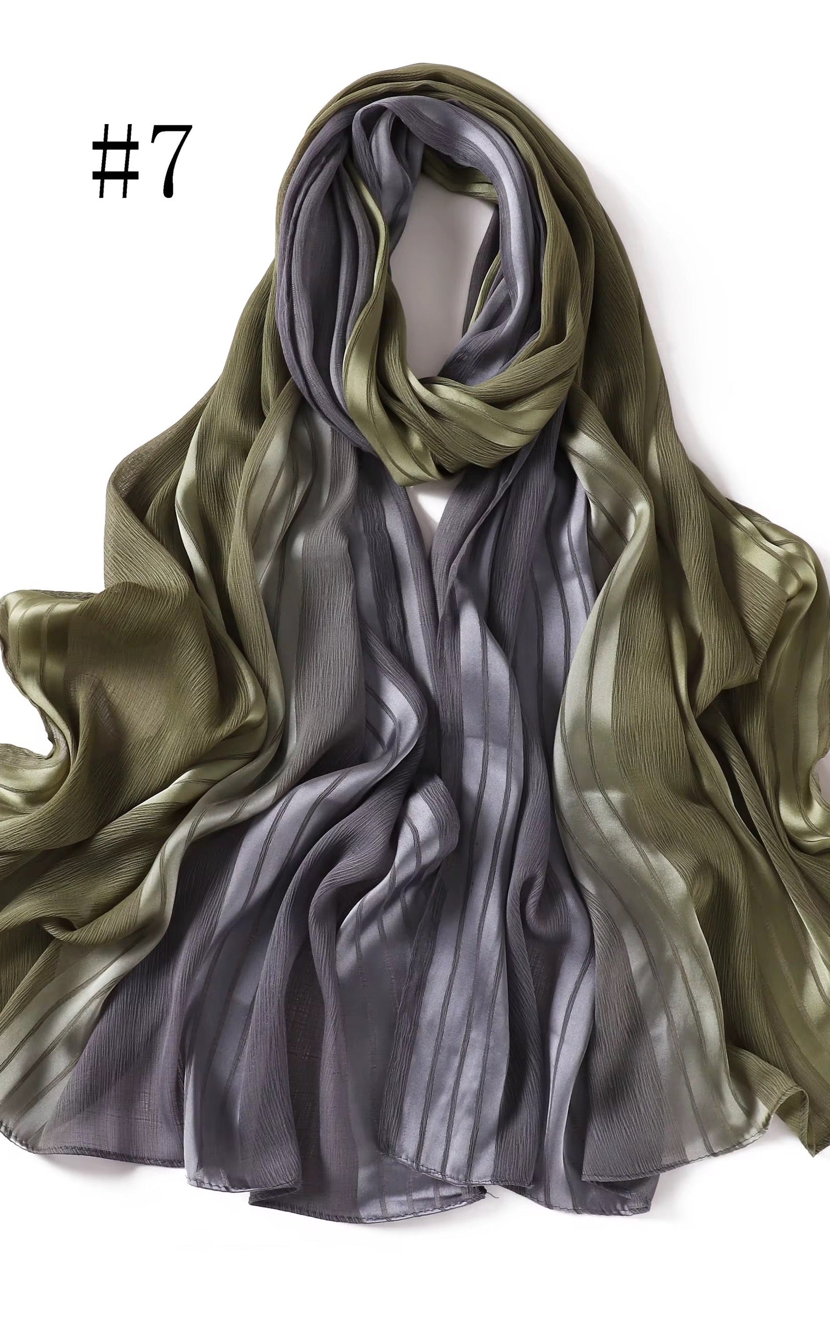 mix of satin and love hijab Kabayare