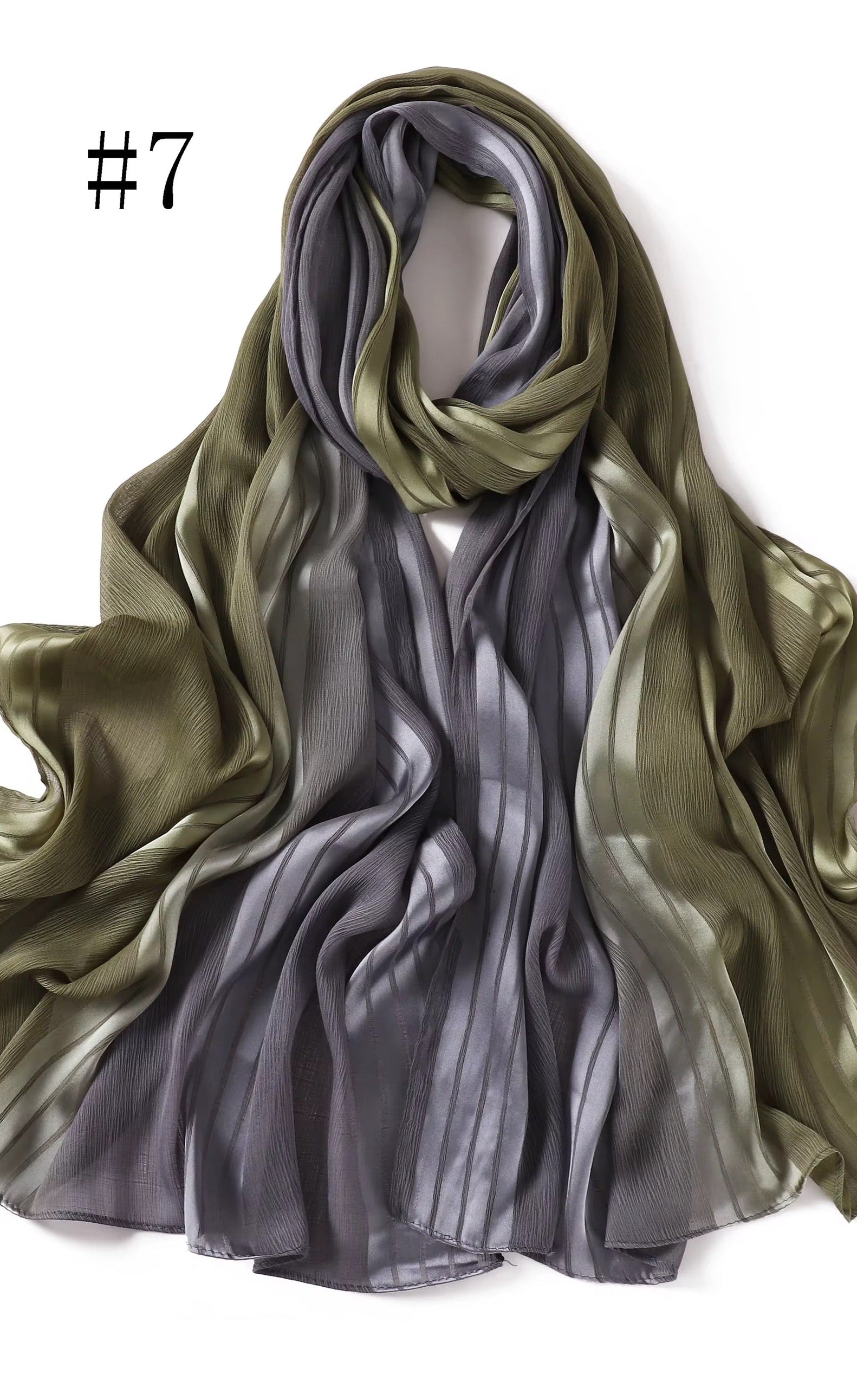 mix of satin and love hijab Kabayare