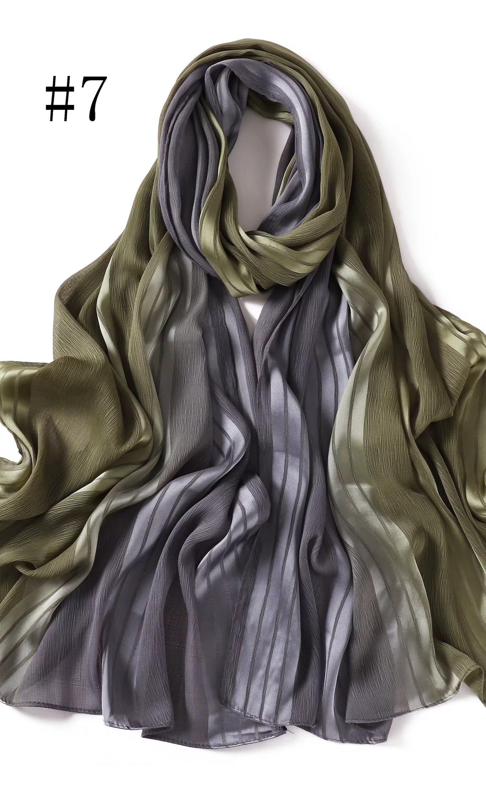 mix of satin and love hijab Kabayare