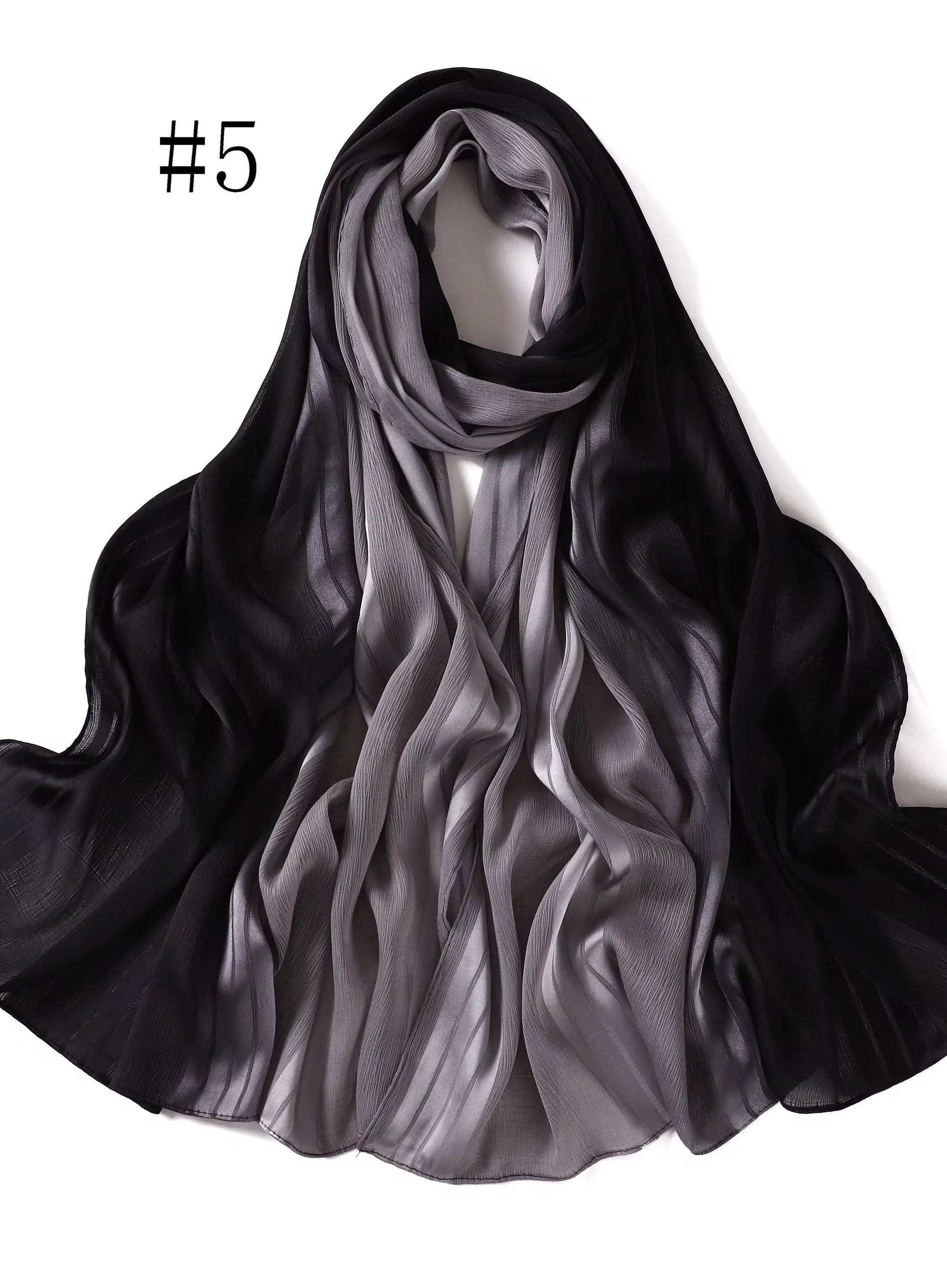 mix of satin and love hijab Kabayare