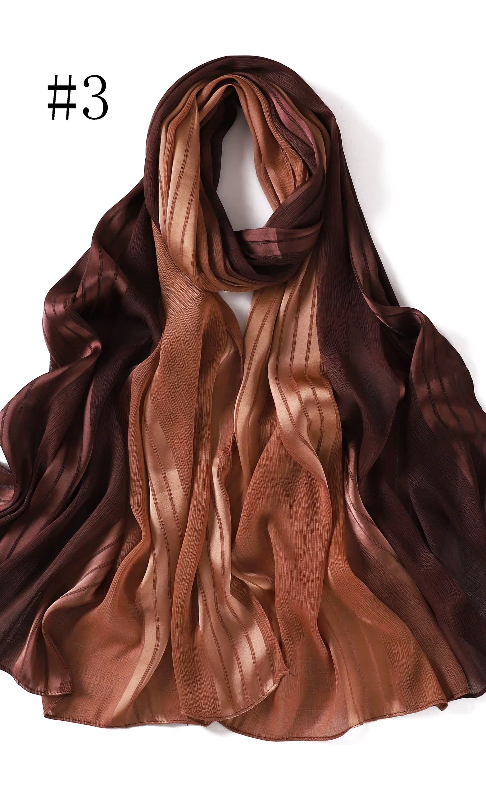 mix of satin and love hijab Kabayare