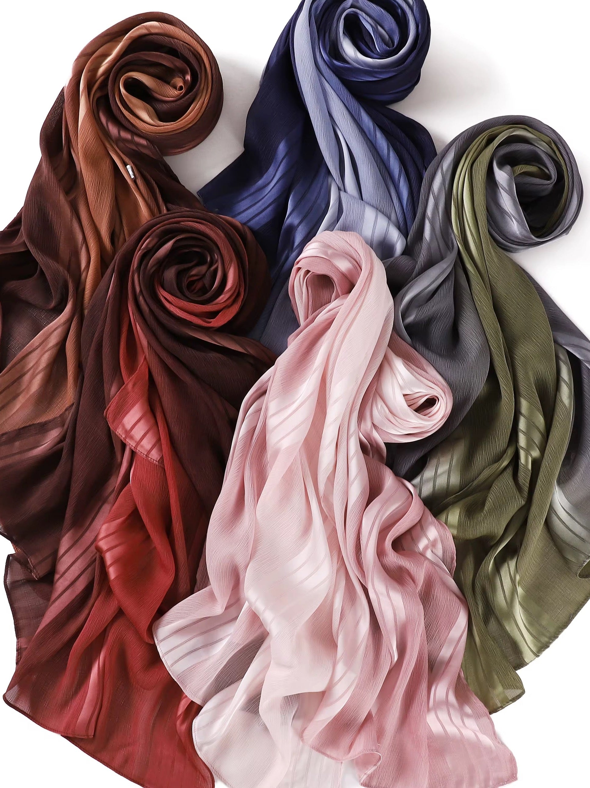 mix of satin and love hijab Kabayare