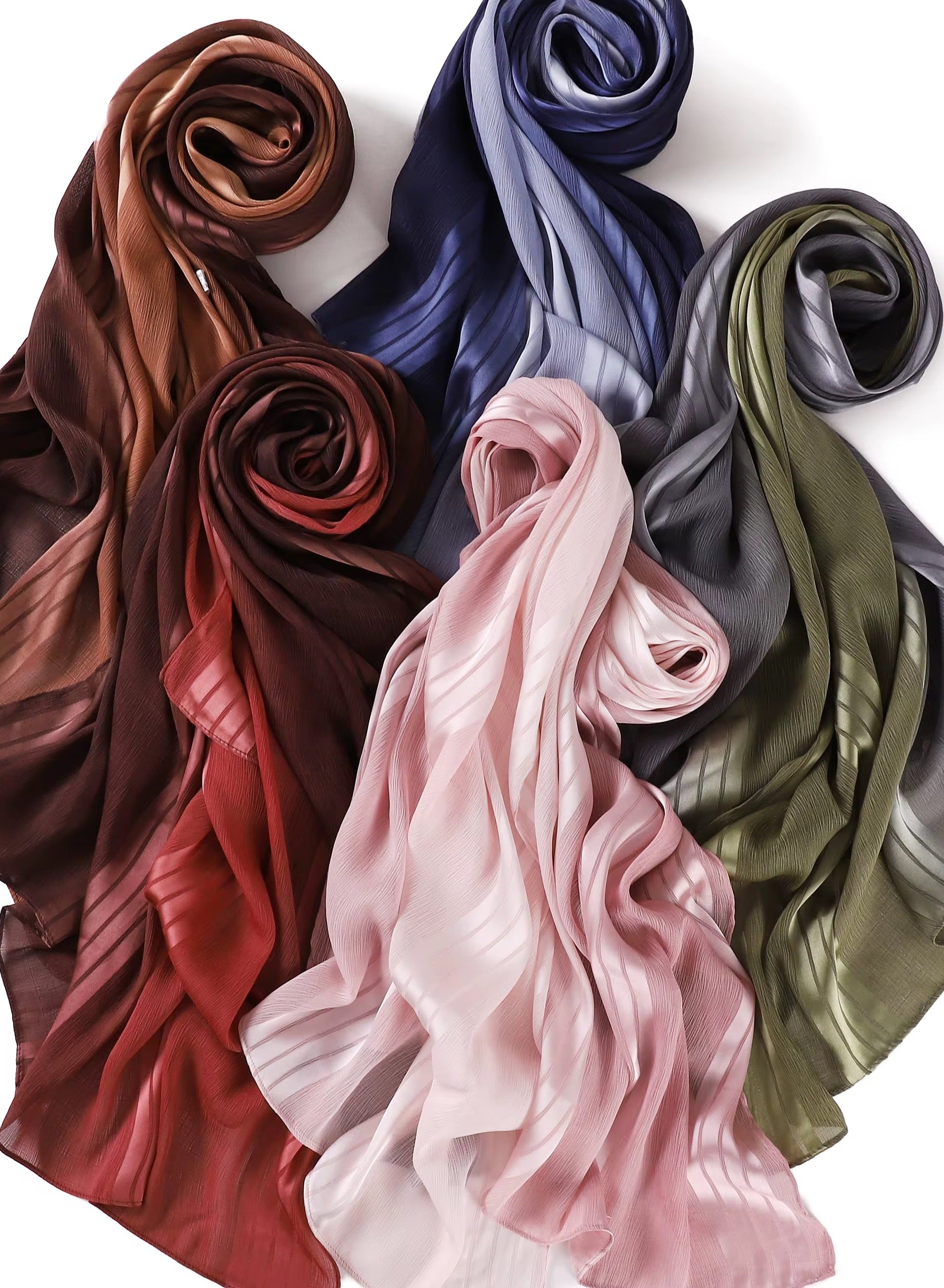 mix of satin and love hijab Kabayare
