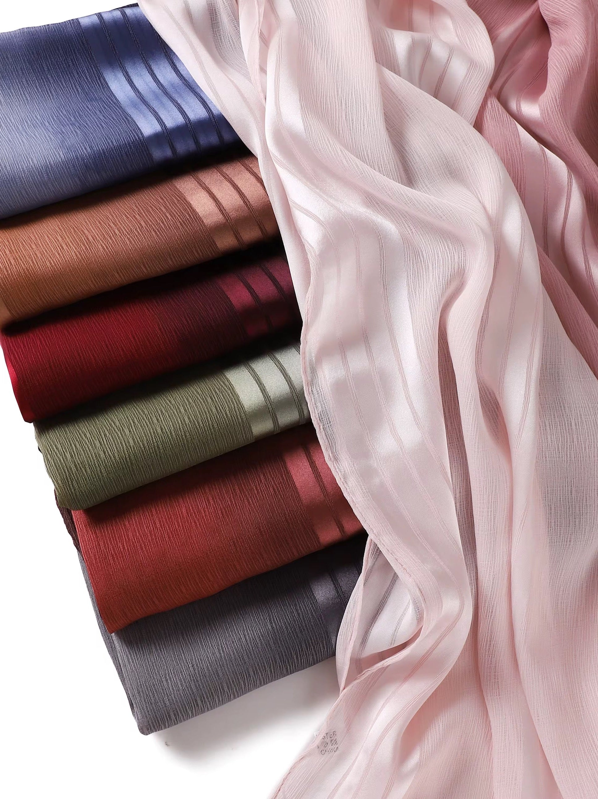 mix of satin and love hijab Kabayare