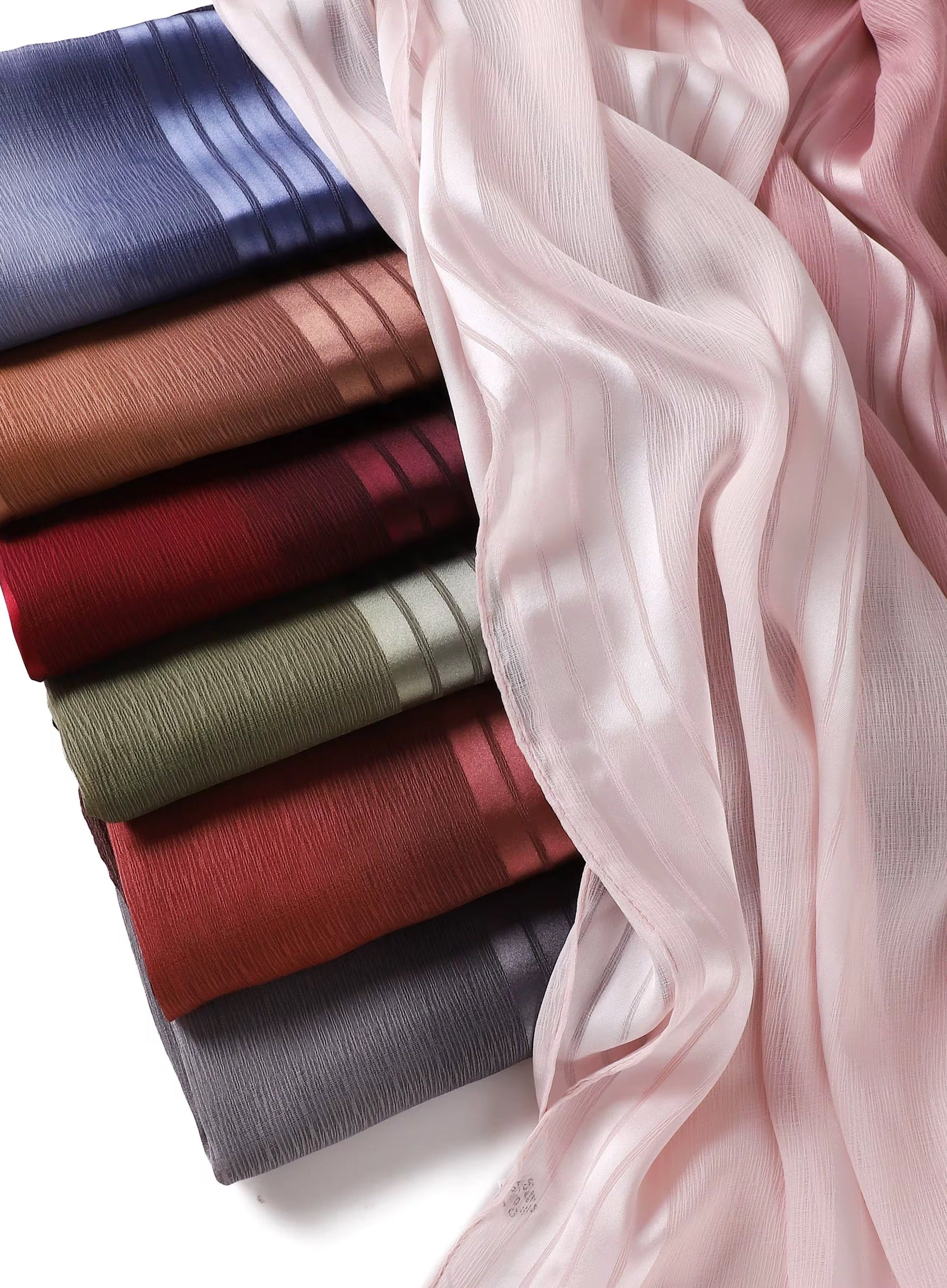 mix of satin and love hijab Kabayare