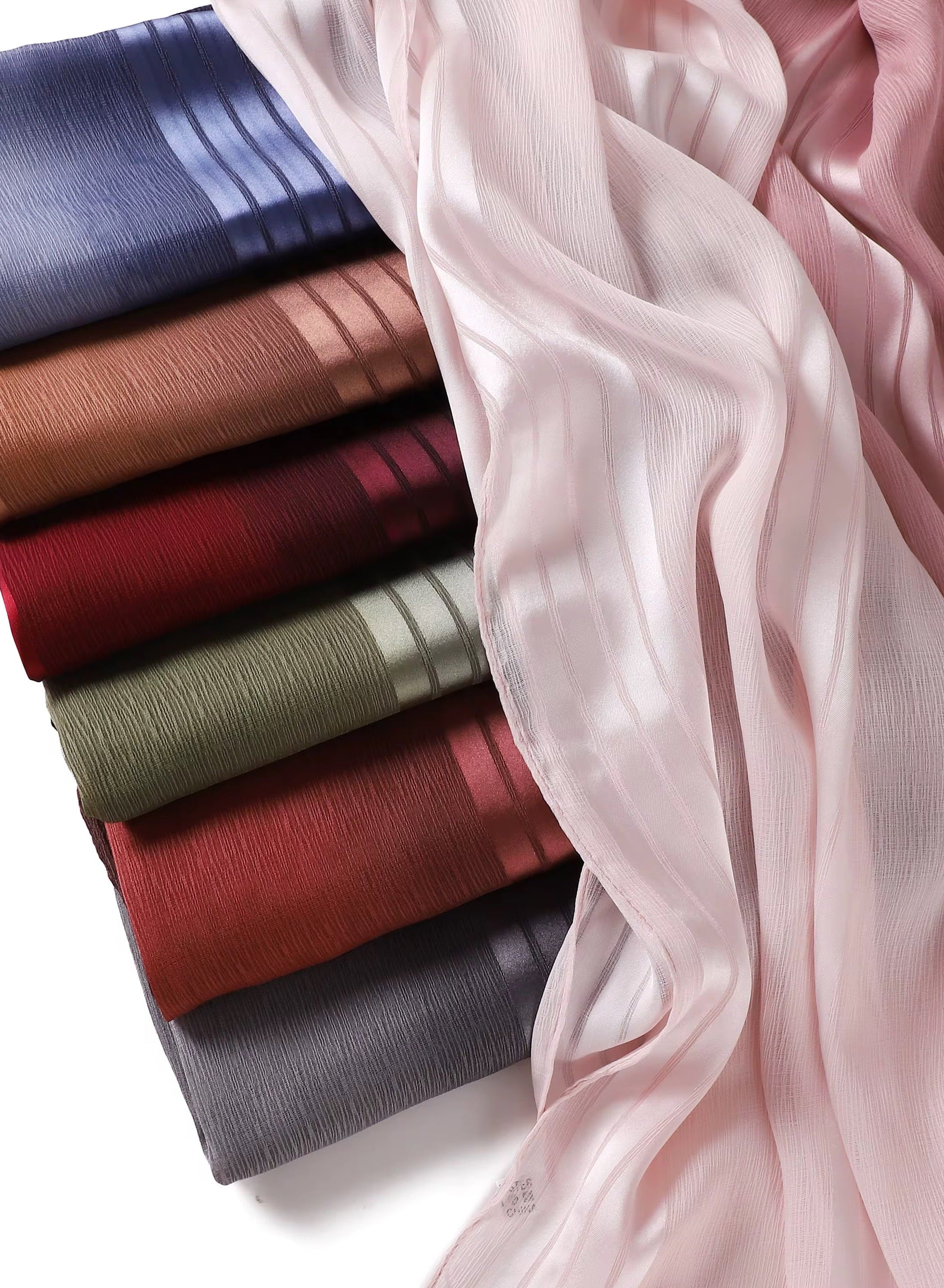 mix of satin and love hijab Kabayare