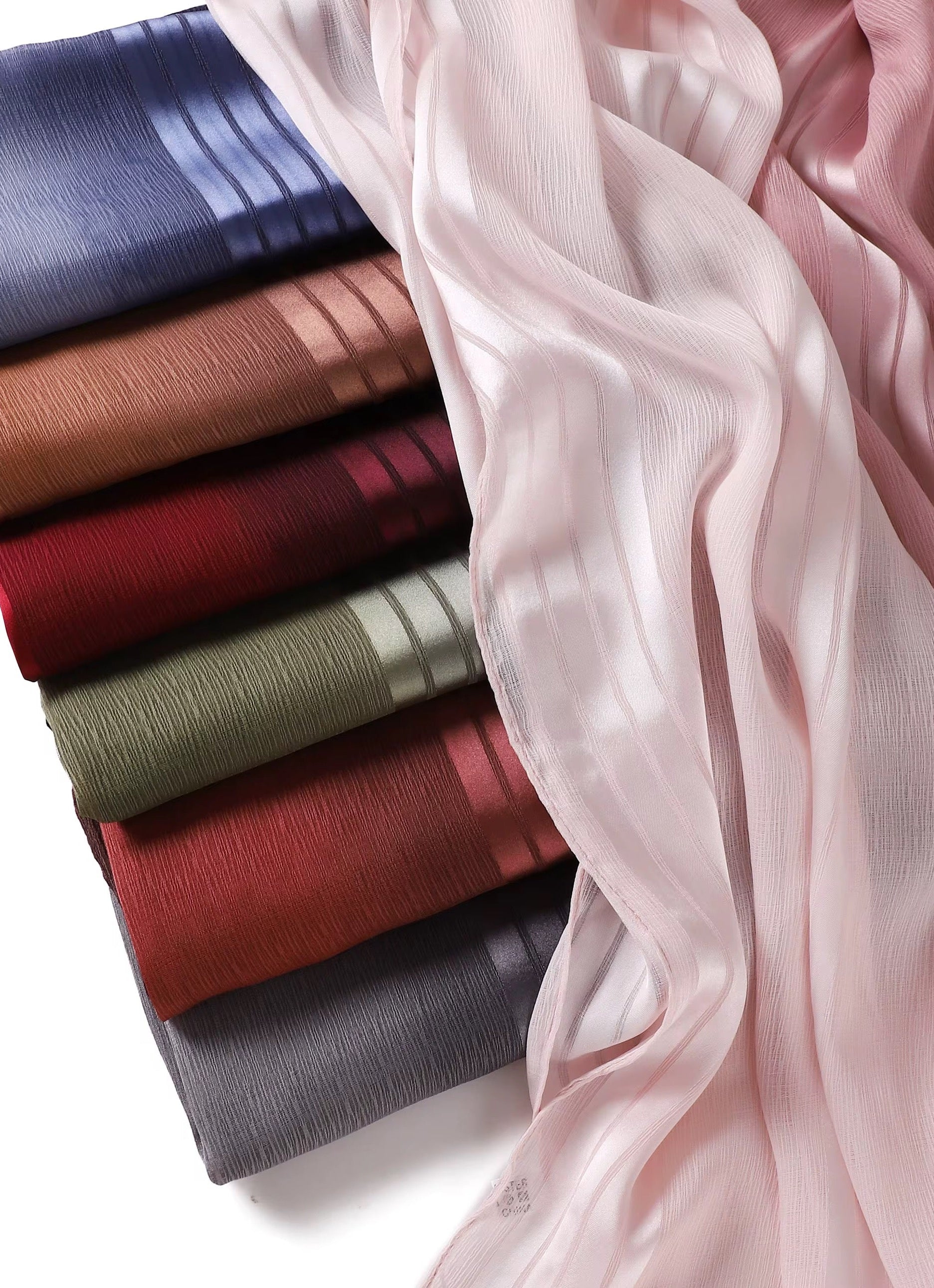 mix of satin and love hijab Kabayare