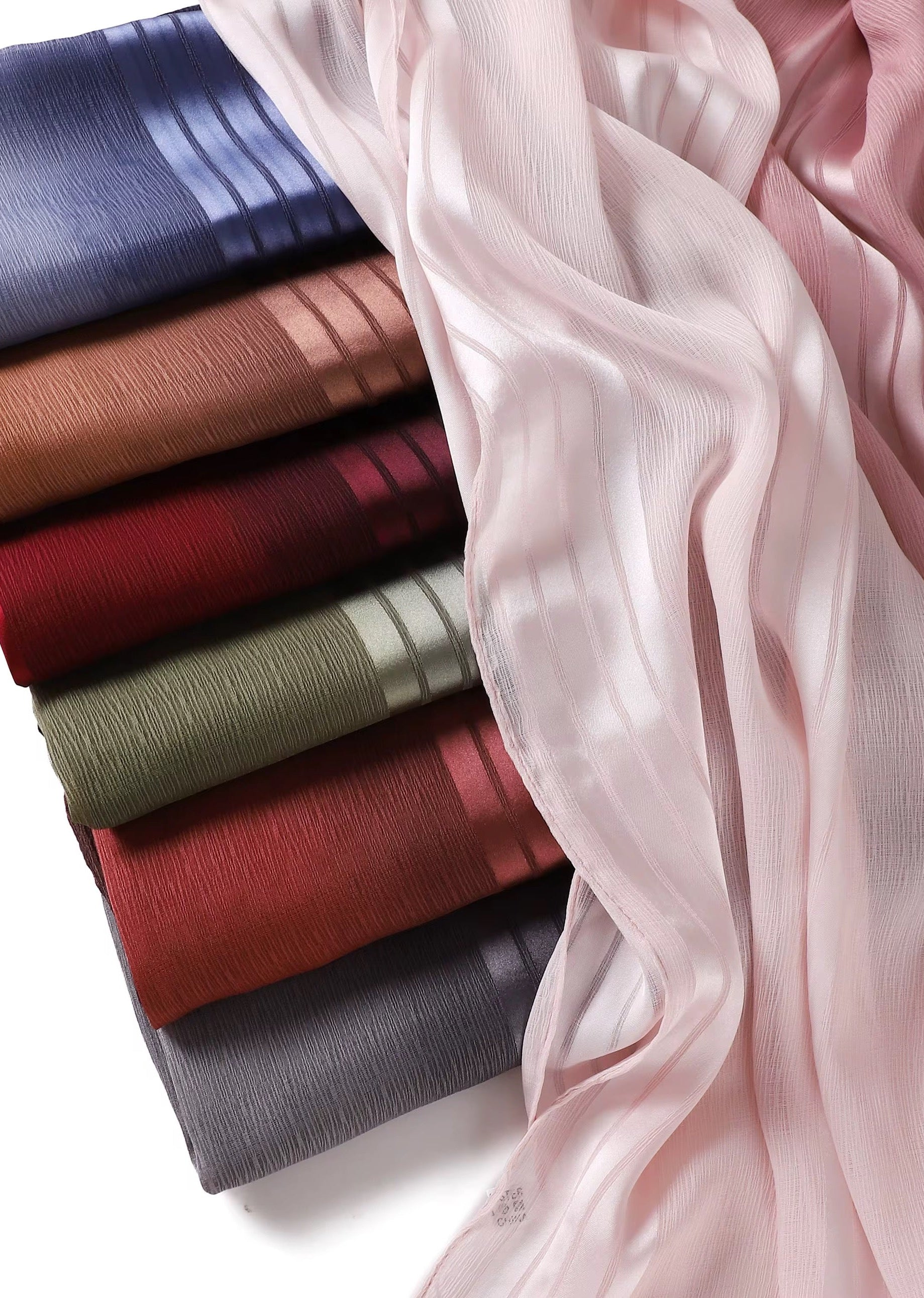 mix of satin and love hijab Kabayare