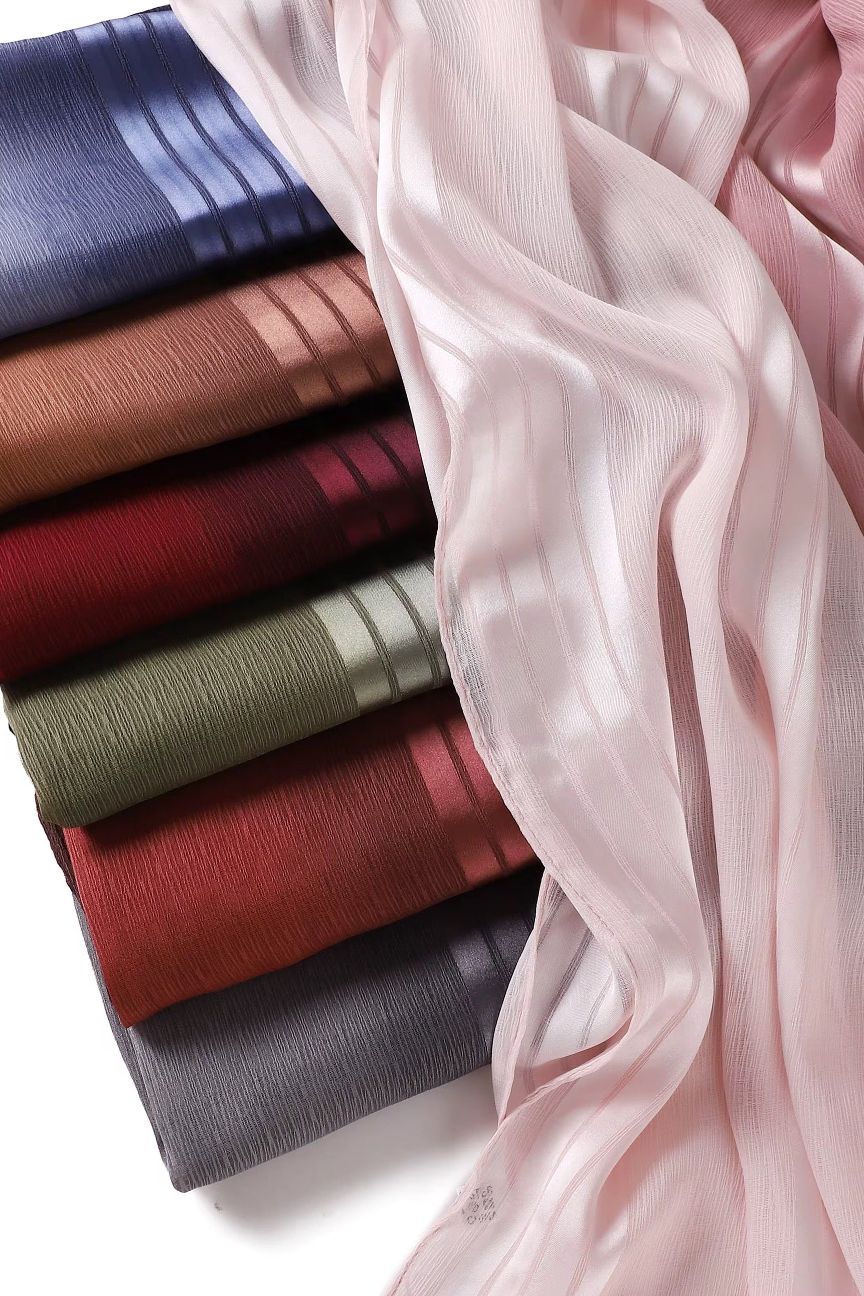 mix of satin and love hijab Kabayare