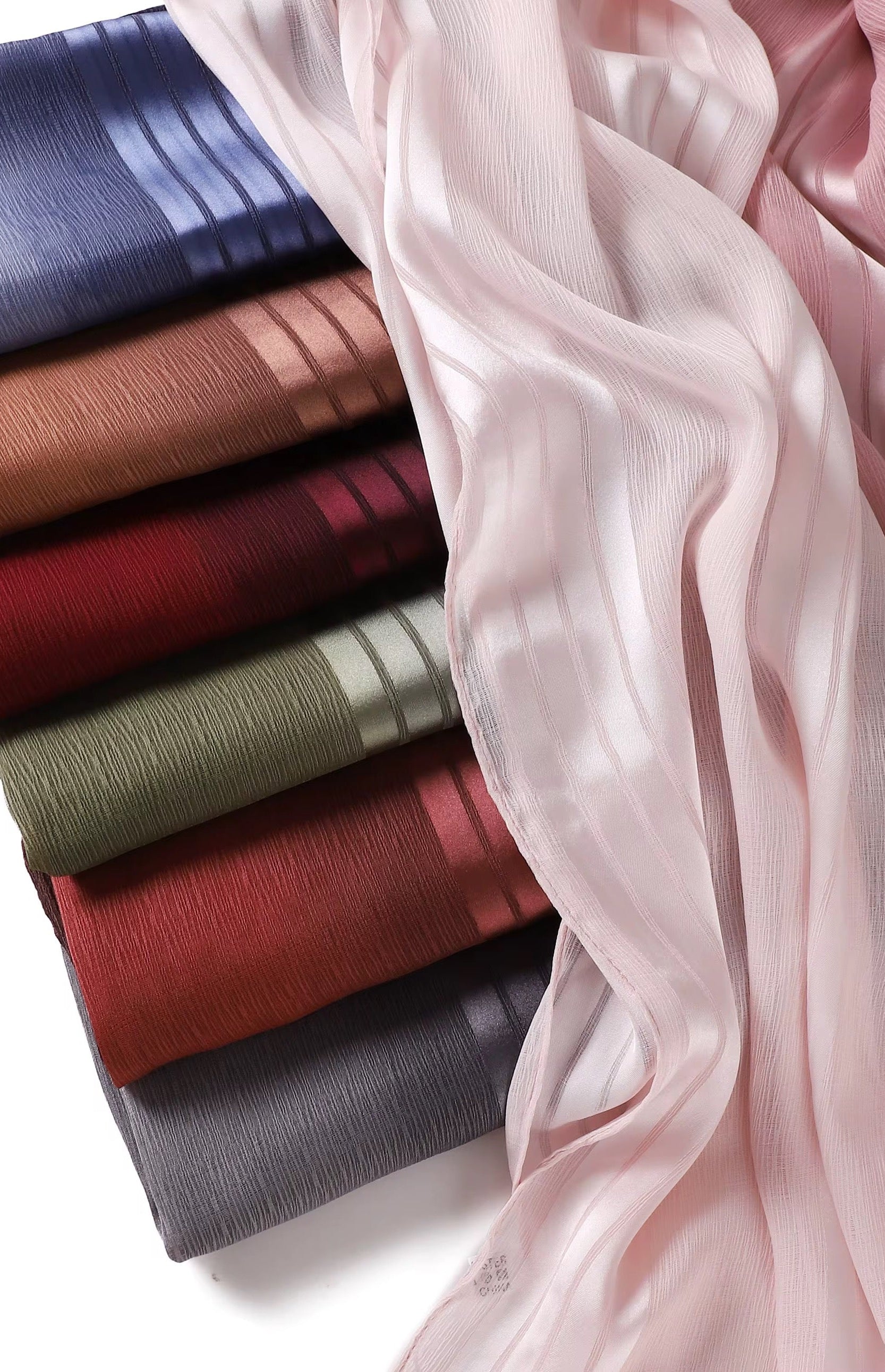 mix of satin and love hijab Kabayare