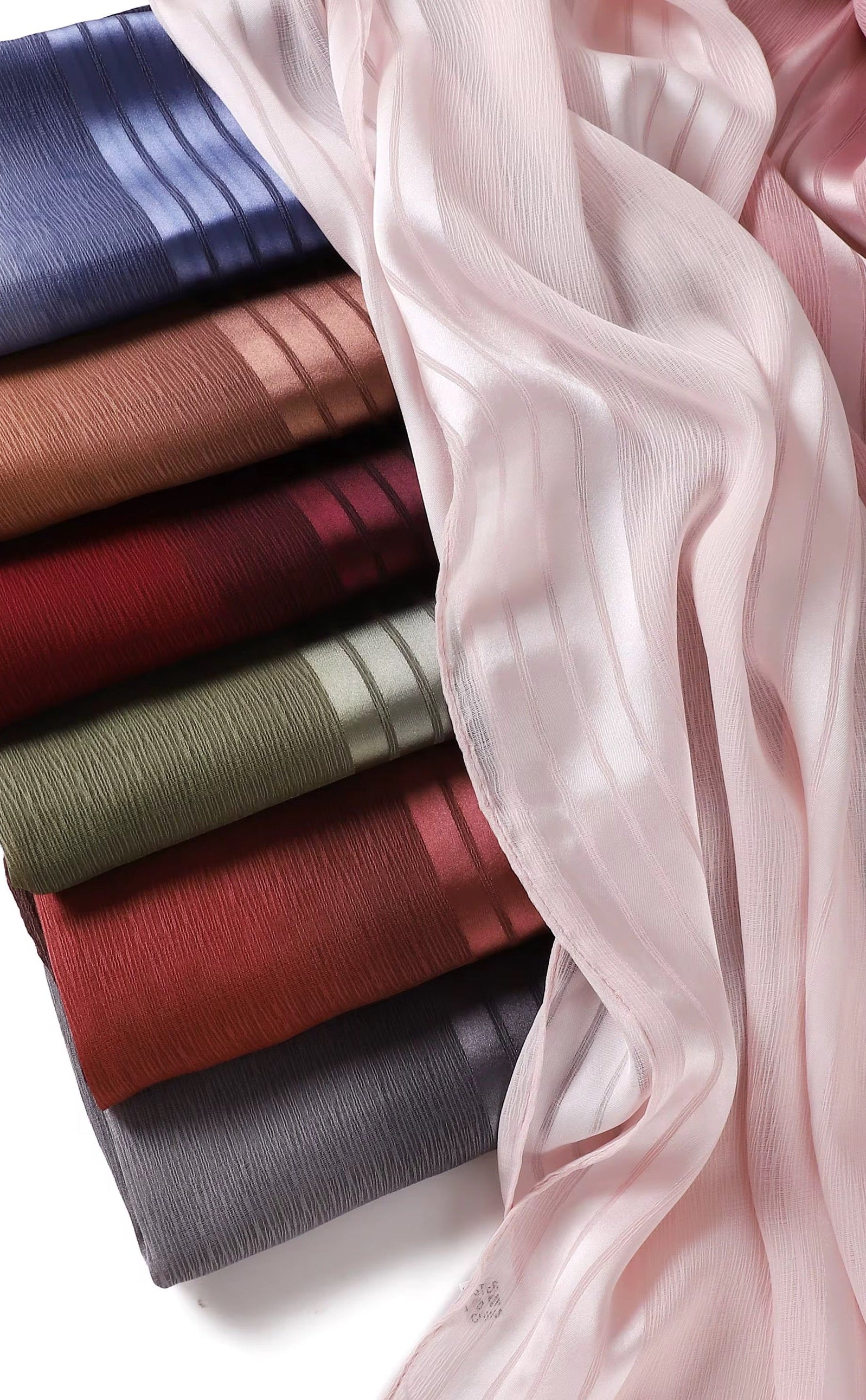 mix of satin and love hijab Kabayare