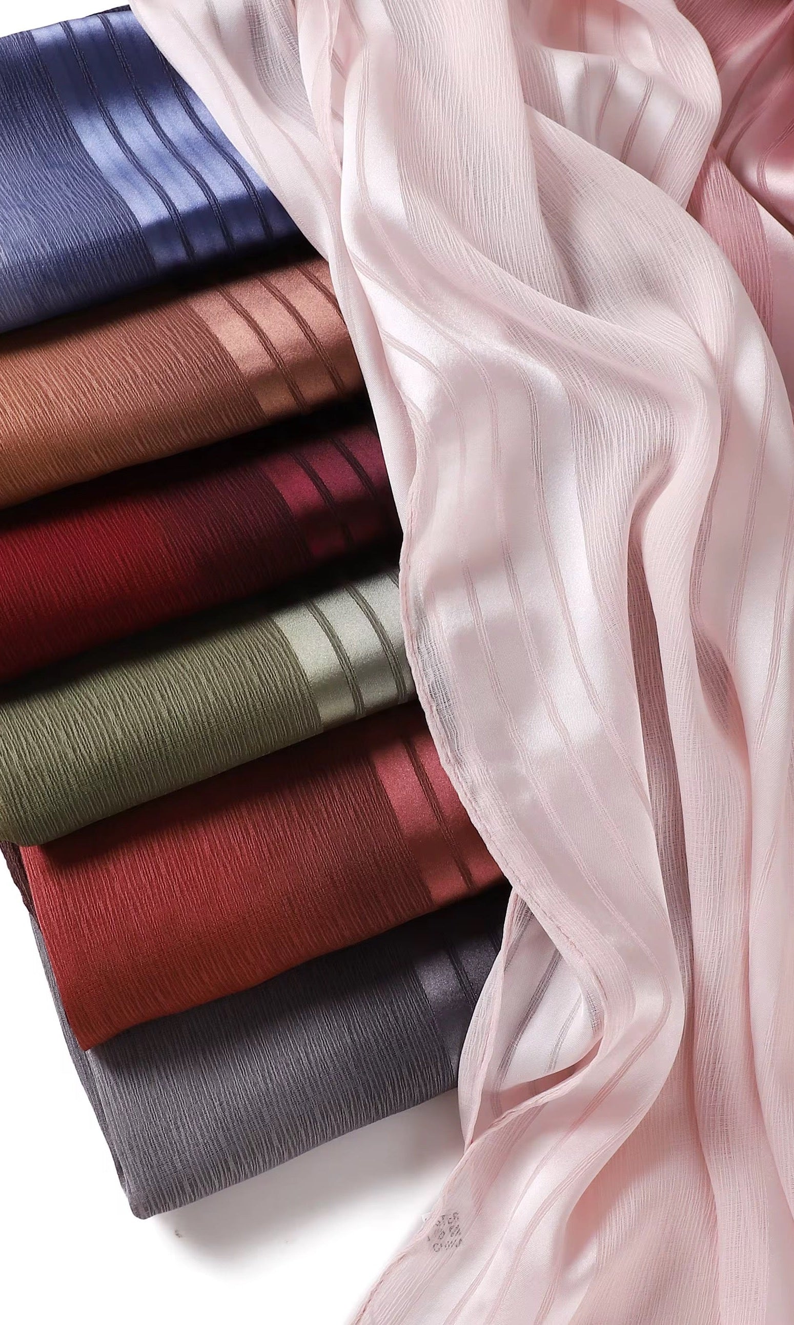 mix of satin and love hijab Kabayare