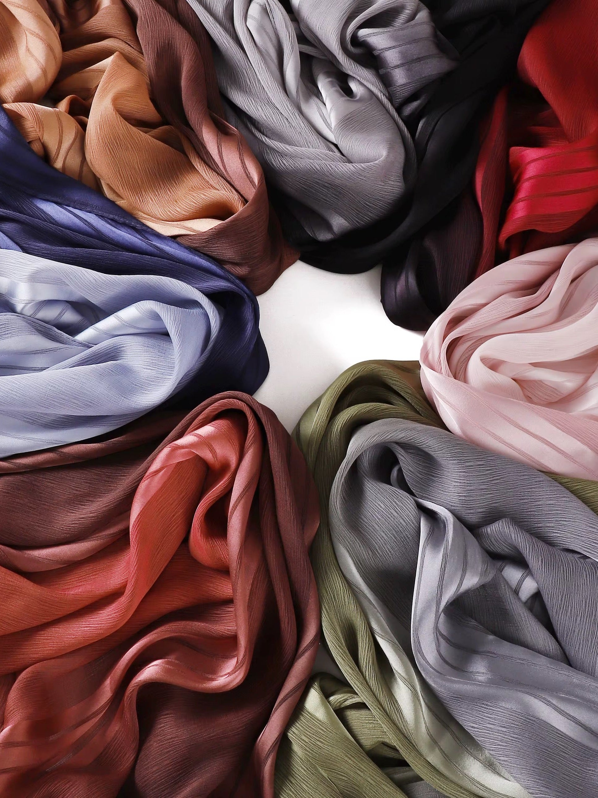 mix of satin and love hijab Kabayare