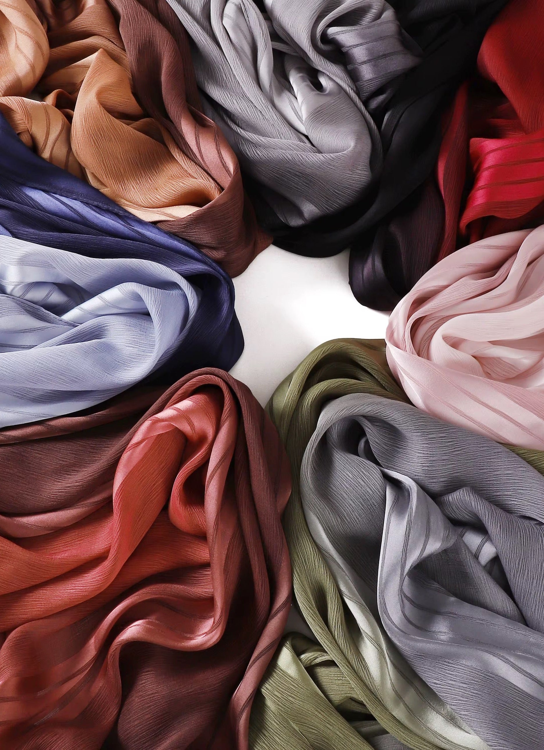 mix of satin and love hijab Kabayare