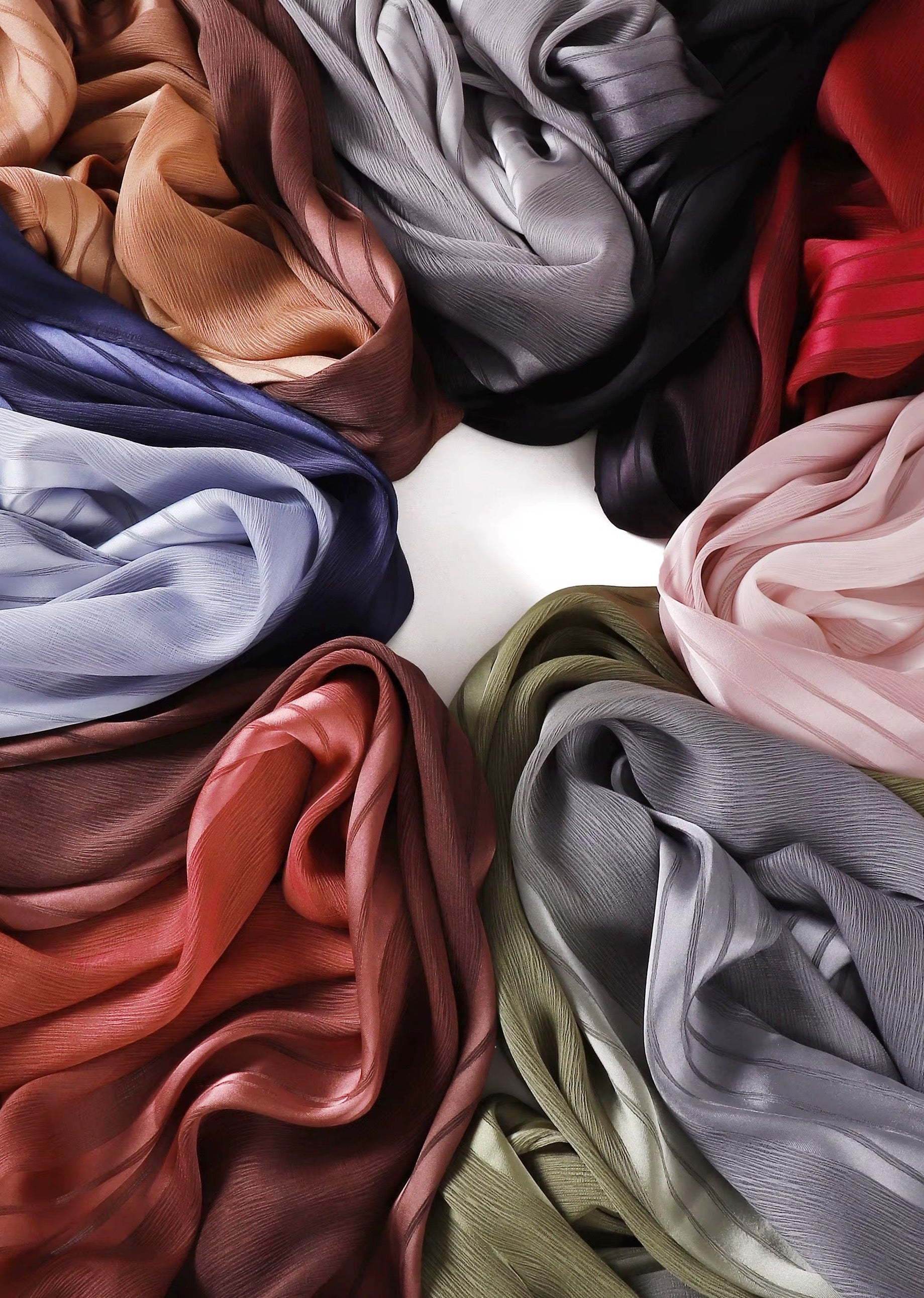 mix of satin and love hijab Kabayare