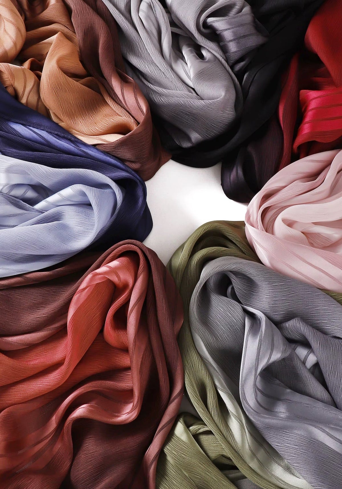 mix of satin and love hijab Kabayare
