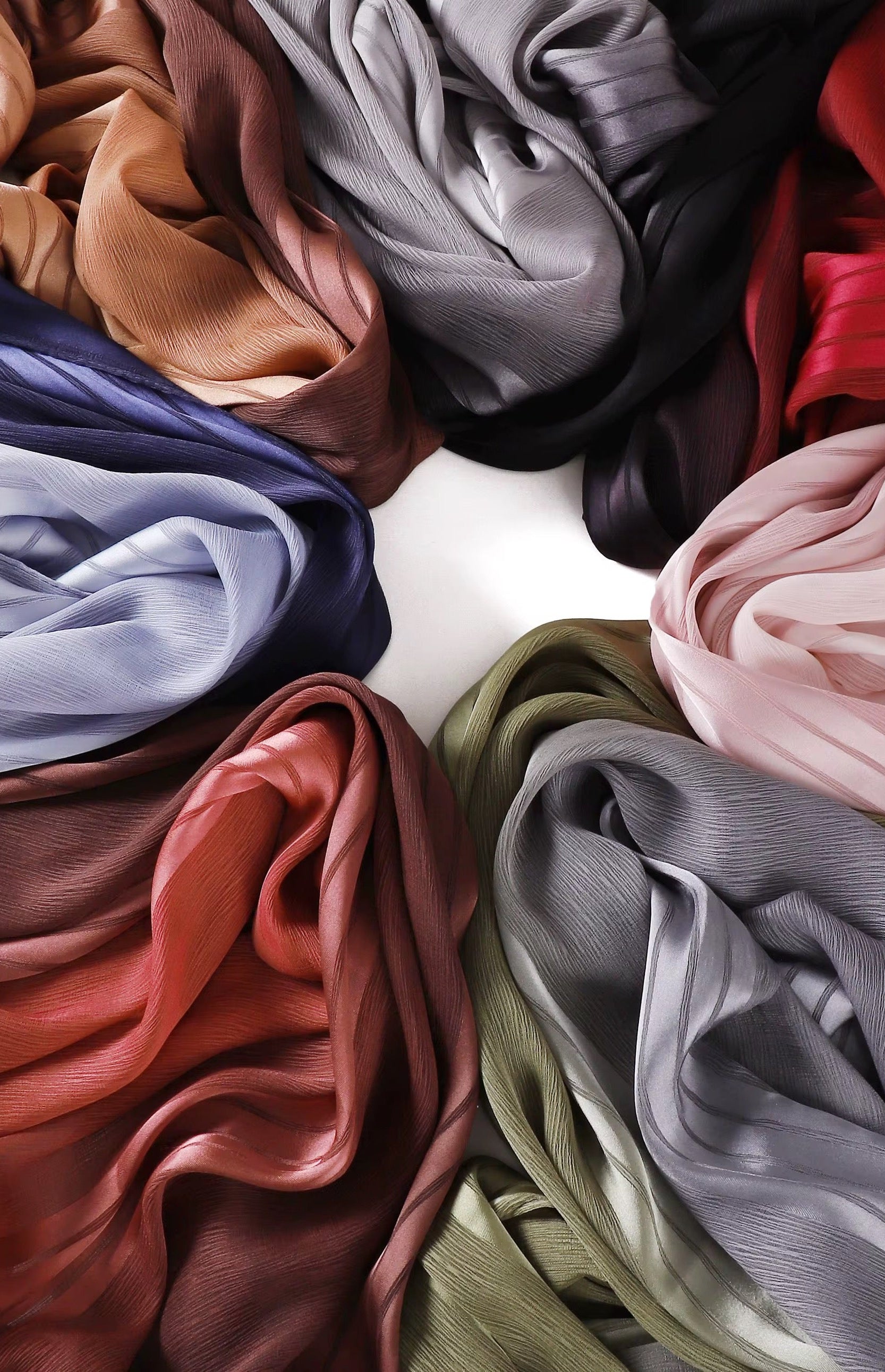 mix of satin and love hijab Kabayare