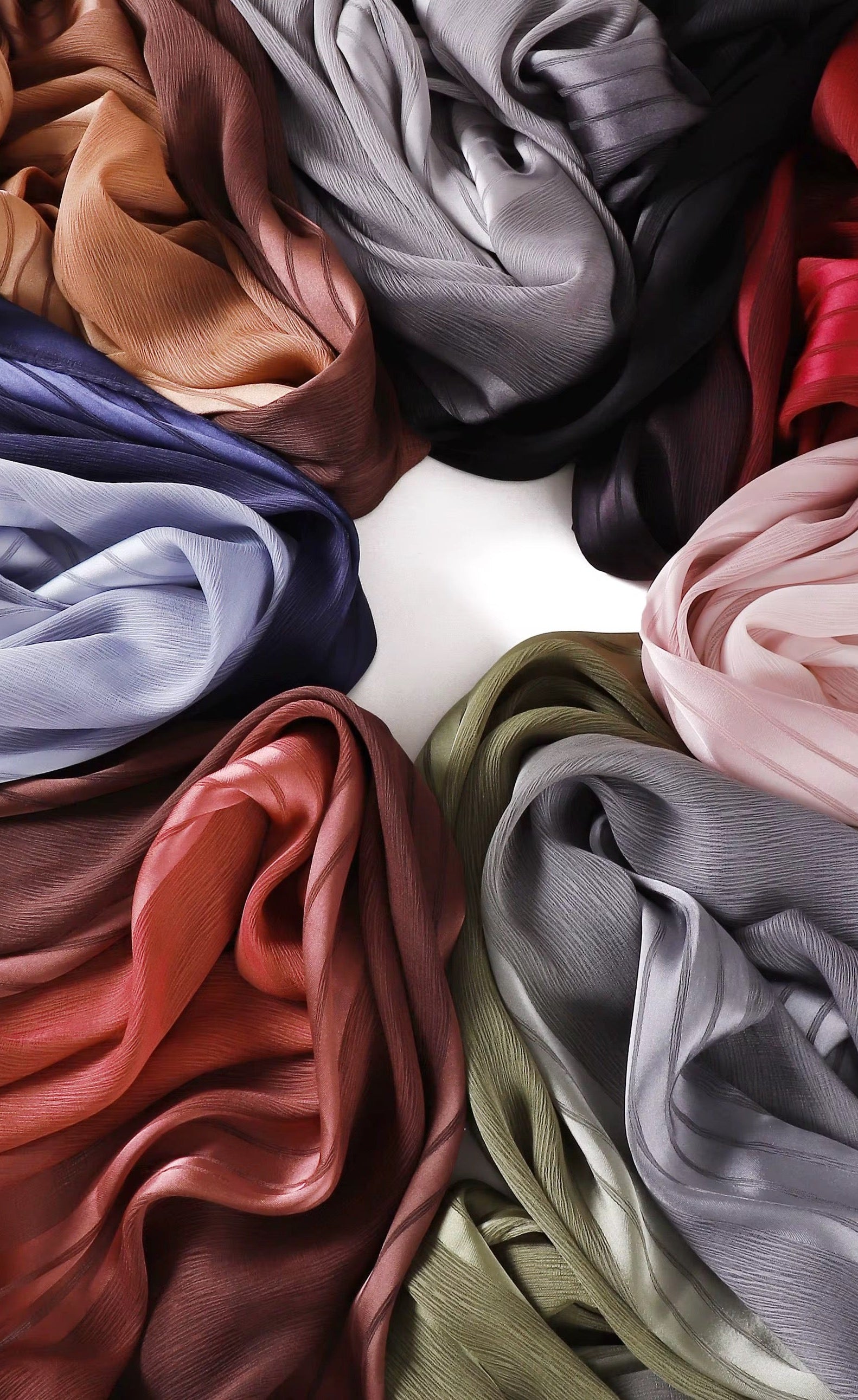 mix of satin and love hijab Kabayare