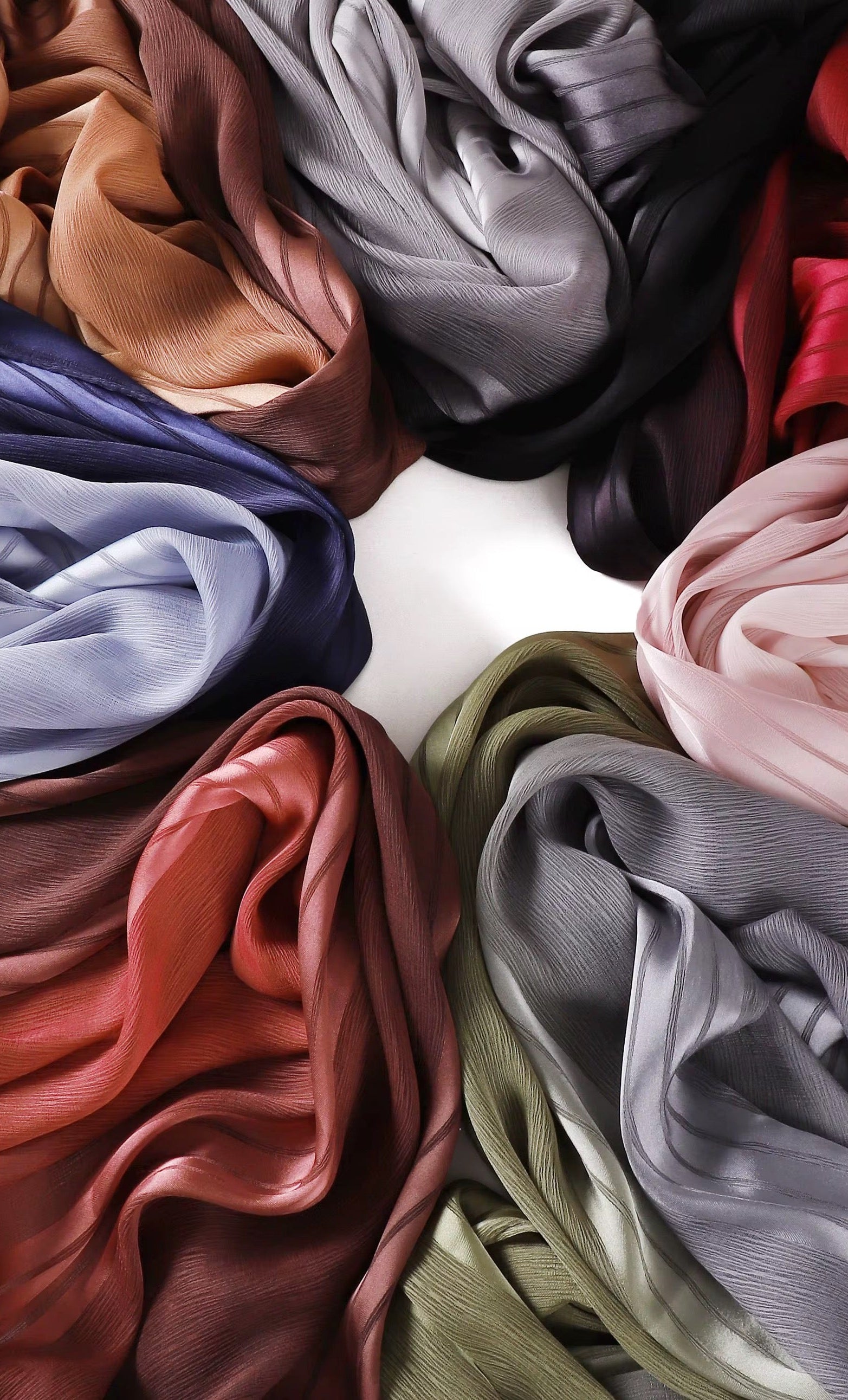 mix of satin and love hijab Kabayare