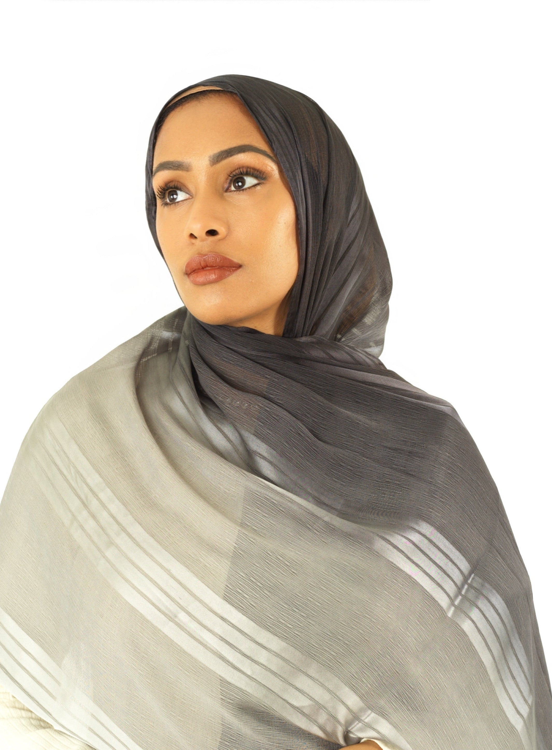 mix of satin and love hijab Kabayare