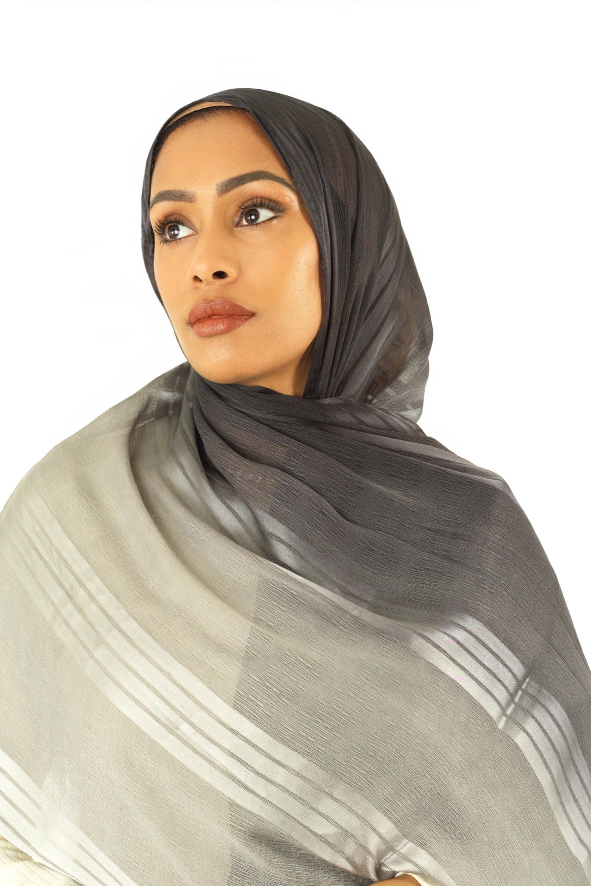 mix of satin and love hijab Kabayare