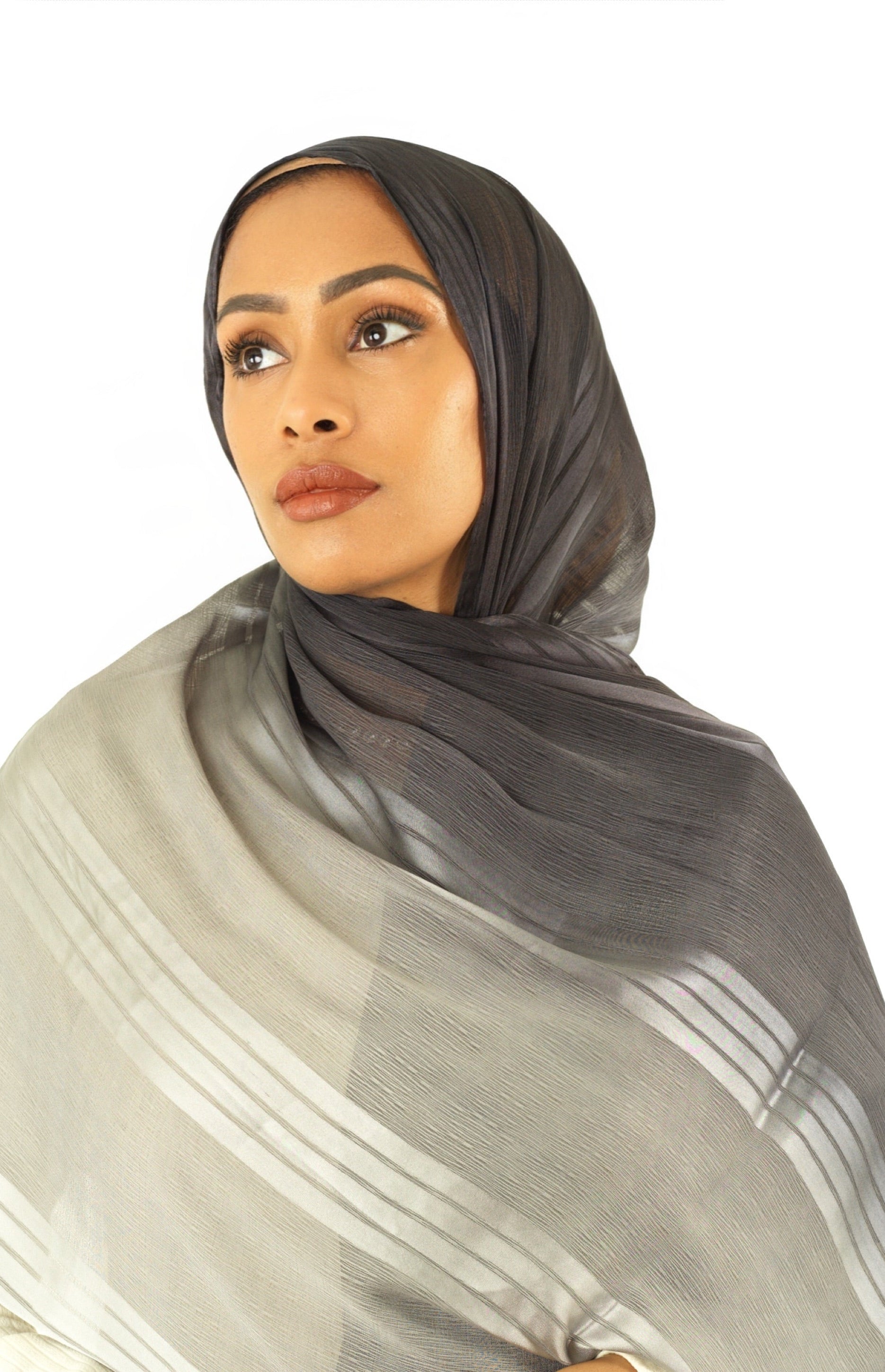 mix of satin and love hijab Kabayare