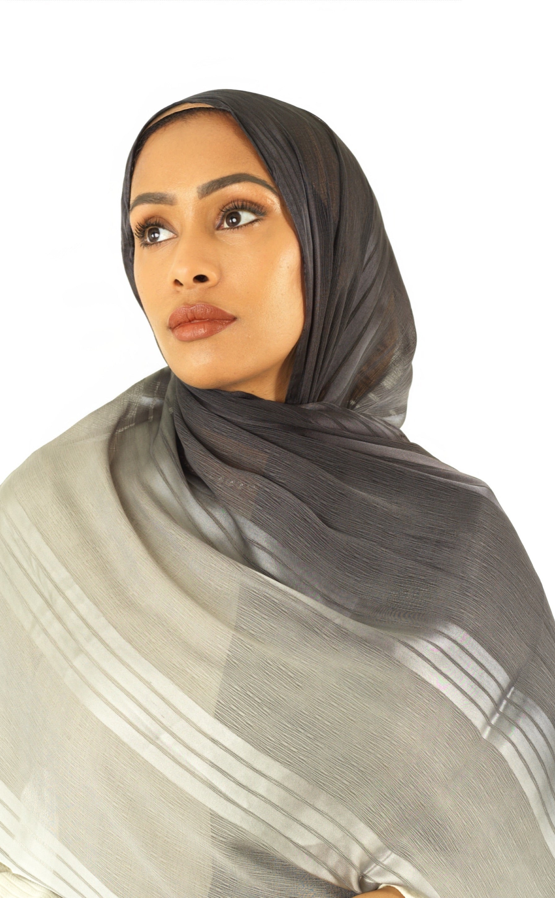 mix of satin and love hijab Kabayare