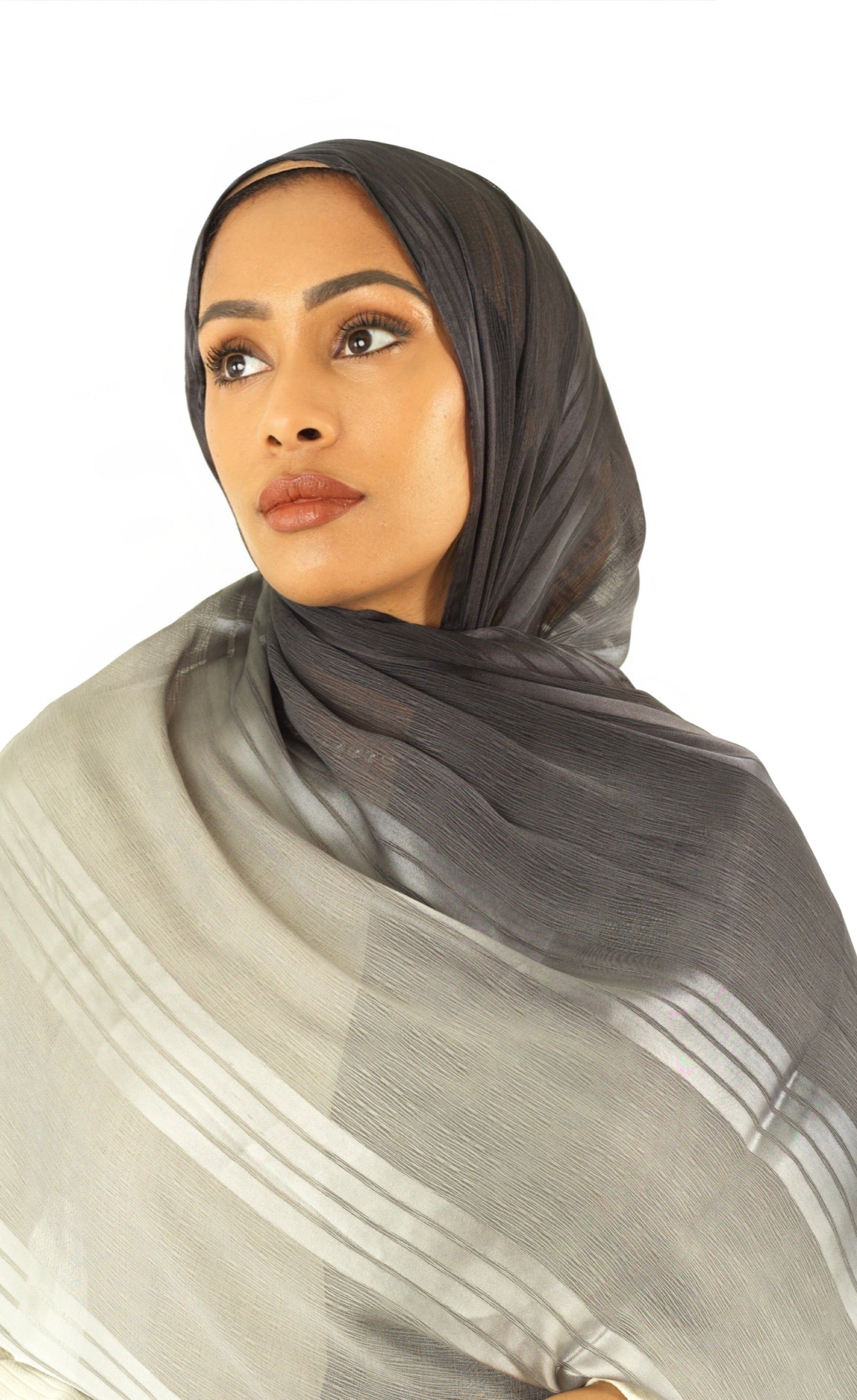 mix of satin and love hijab Kabayare