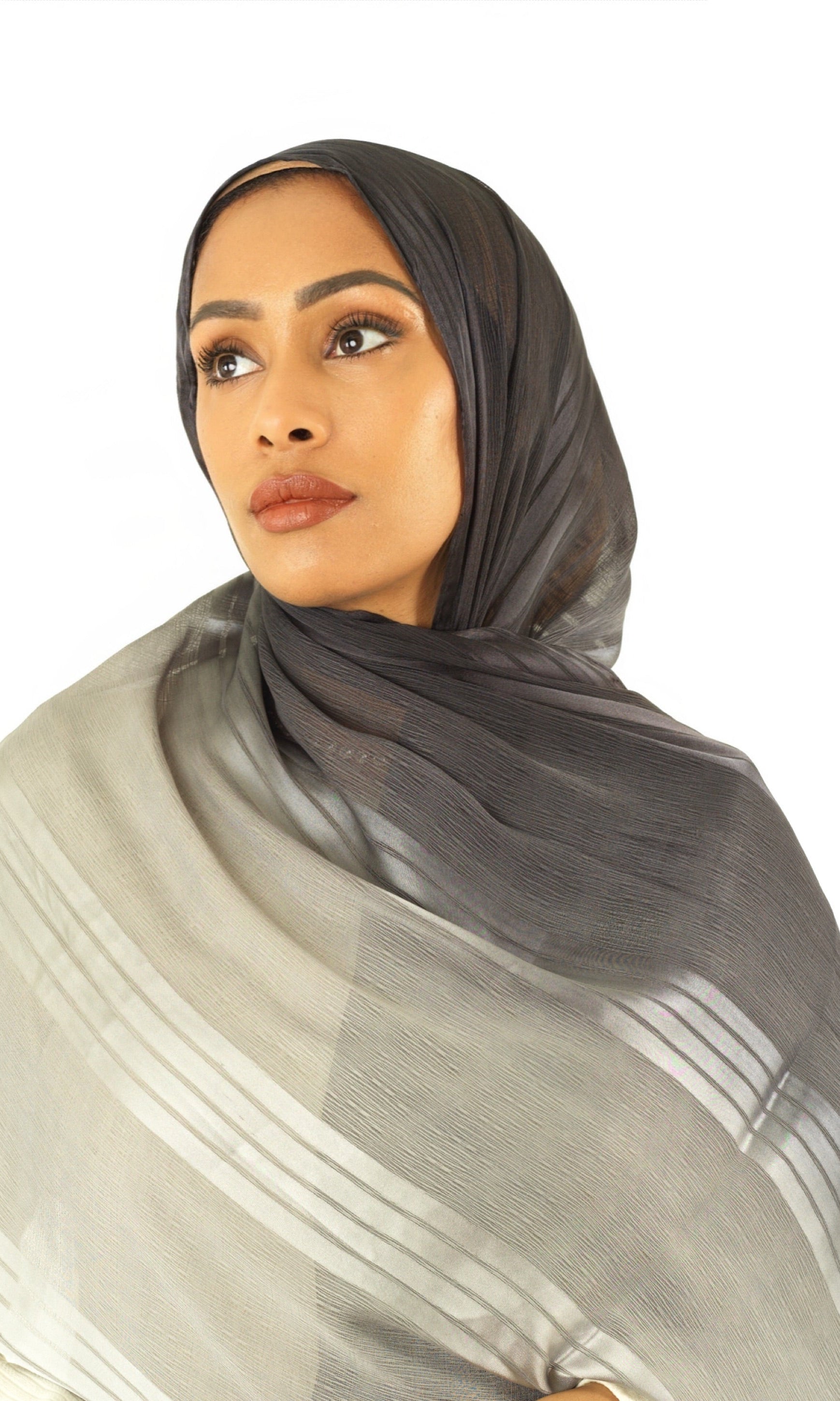 mix of satin and love hijab Kabayare