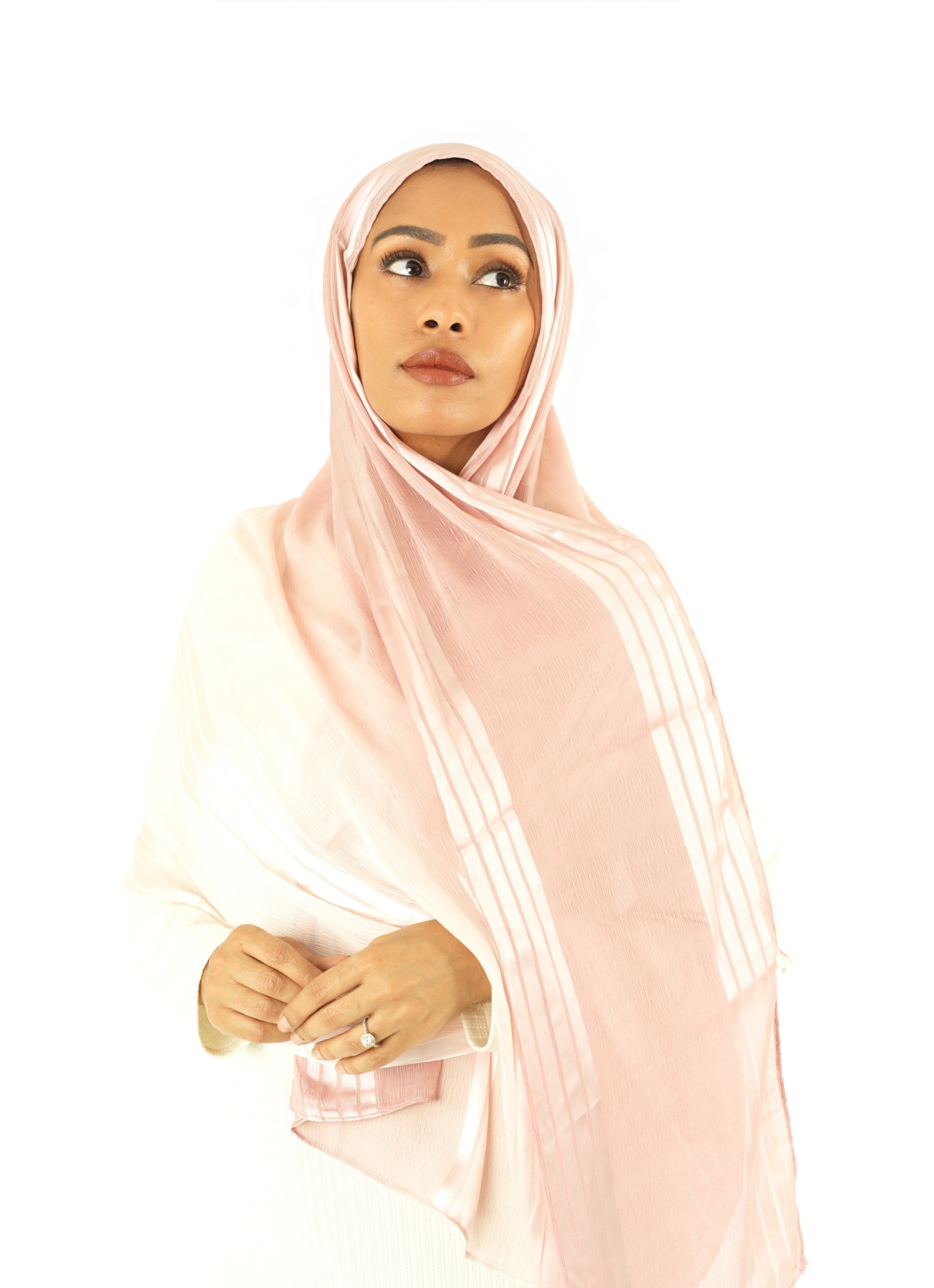 mix of satin and love hijab Kabayare