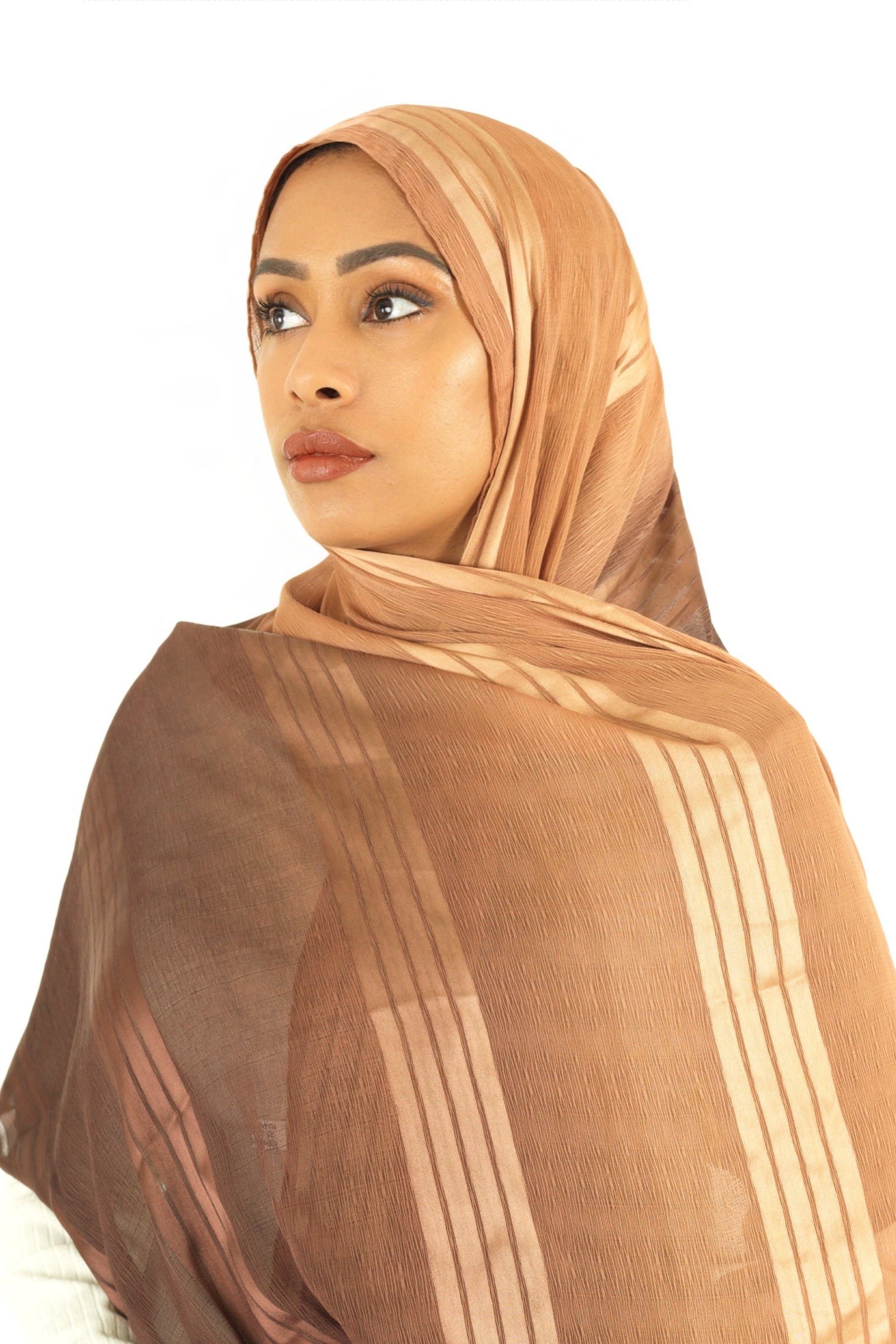 mix of satin and love hijab Kabayare