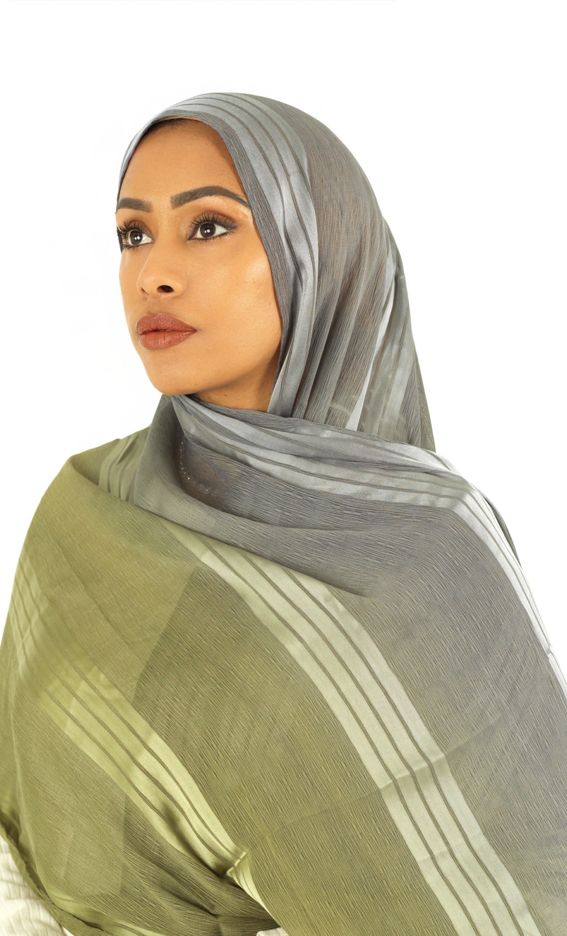 mix of satin and love hijab Kabayare