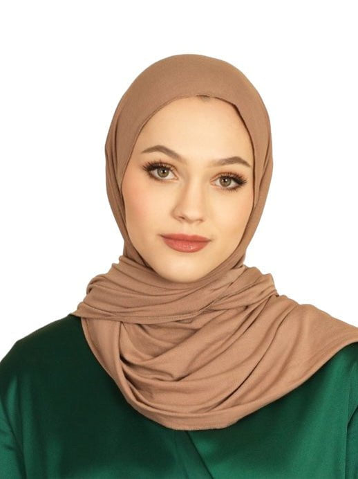 Mocha Premium jersey hijab Kabayare