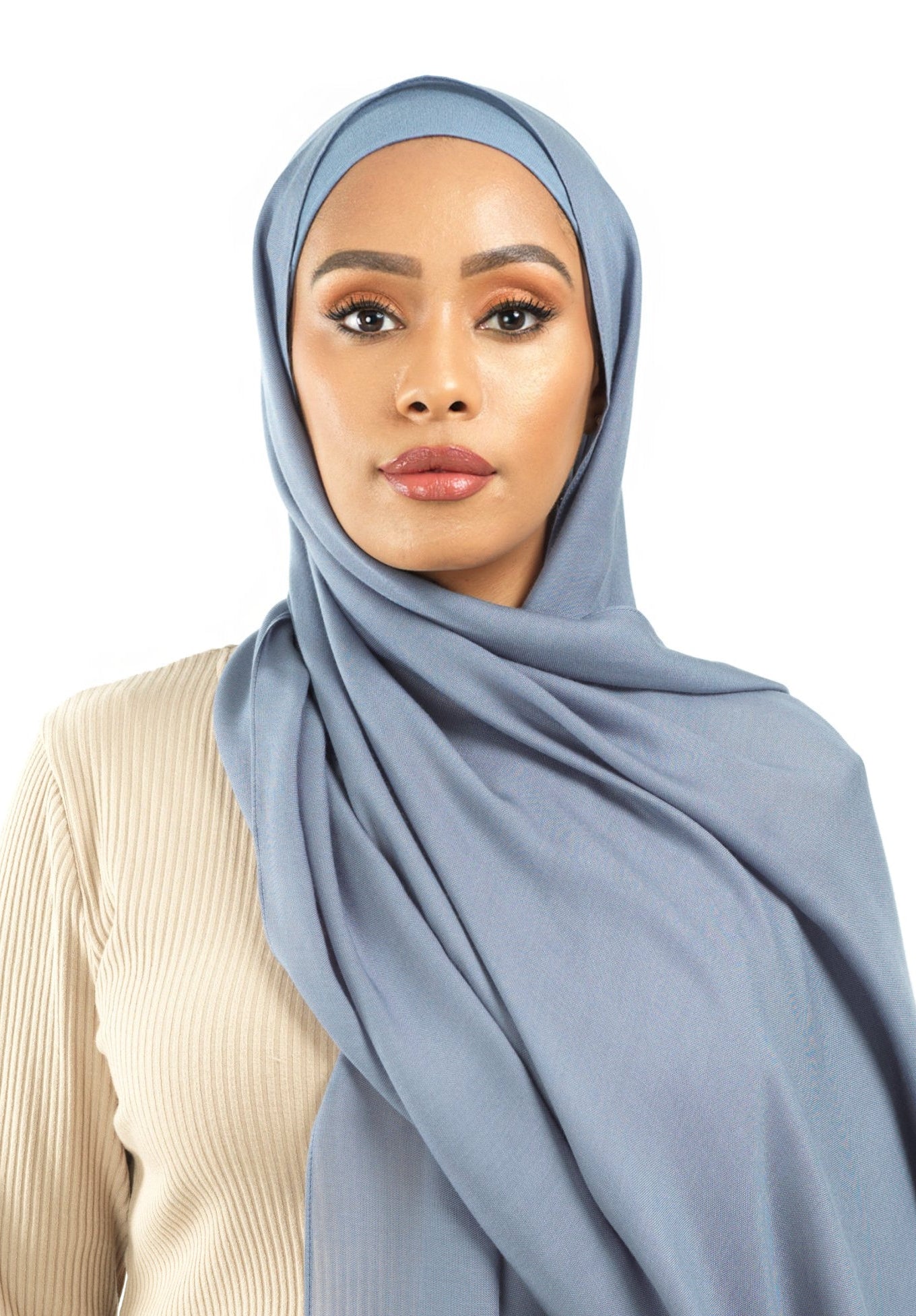 Modal hijab Dusty Blue Kabayare