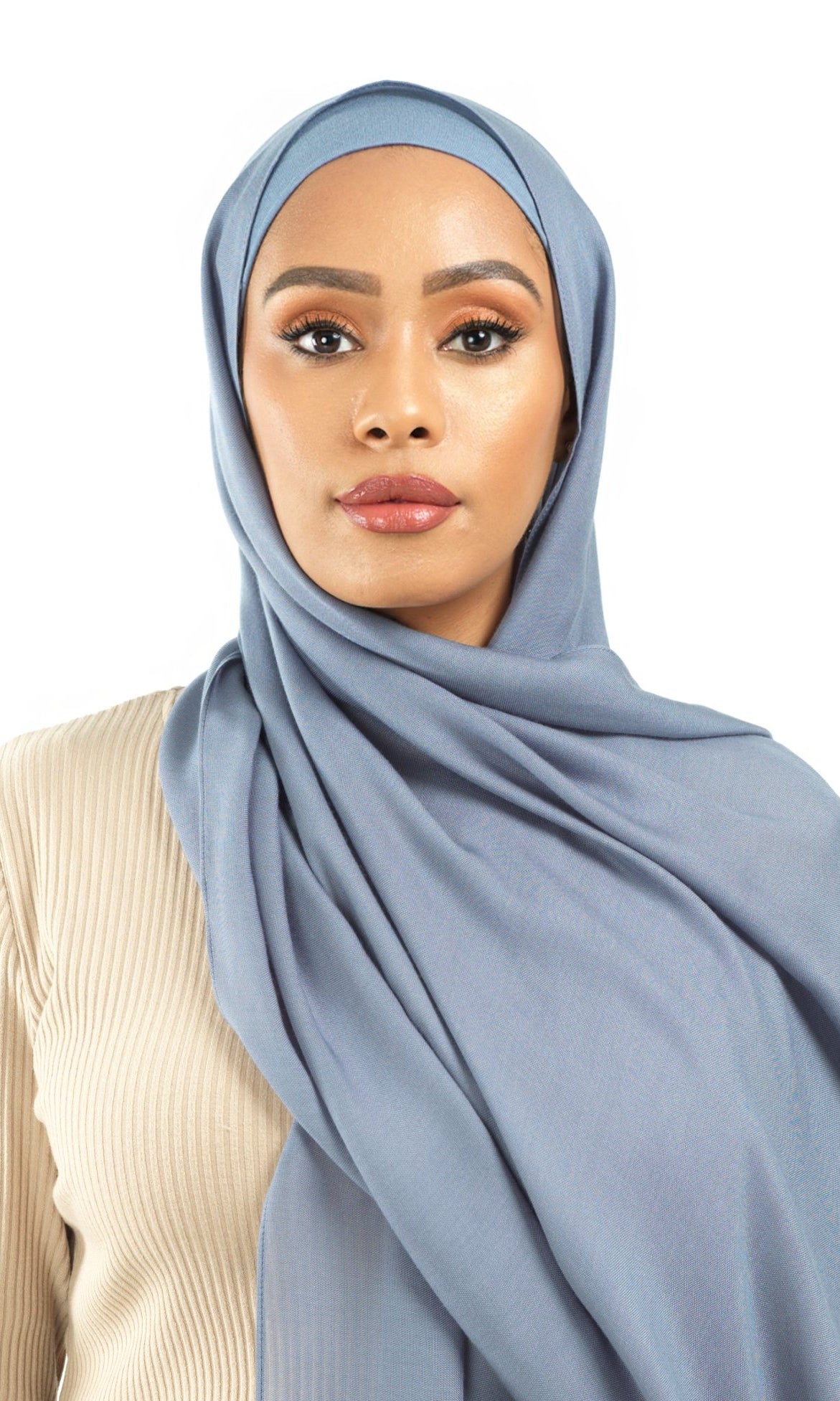 Modal hijab Dusty Blue Kabayare