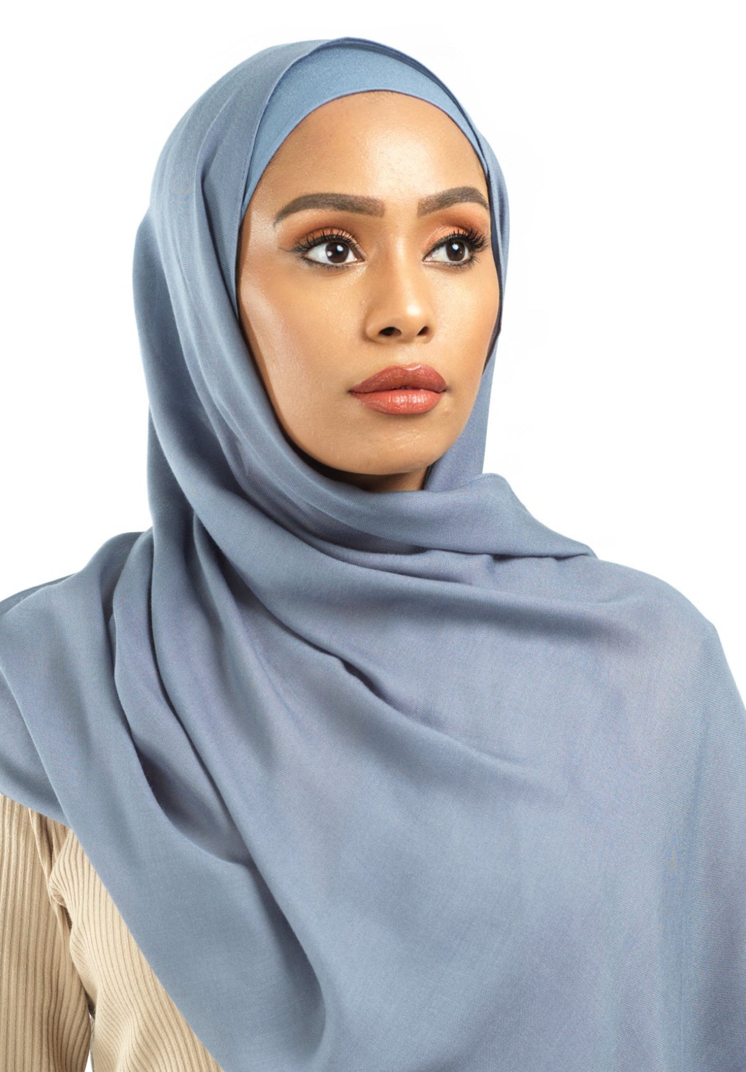 Modal hijab Dusty Blue Kabayare