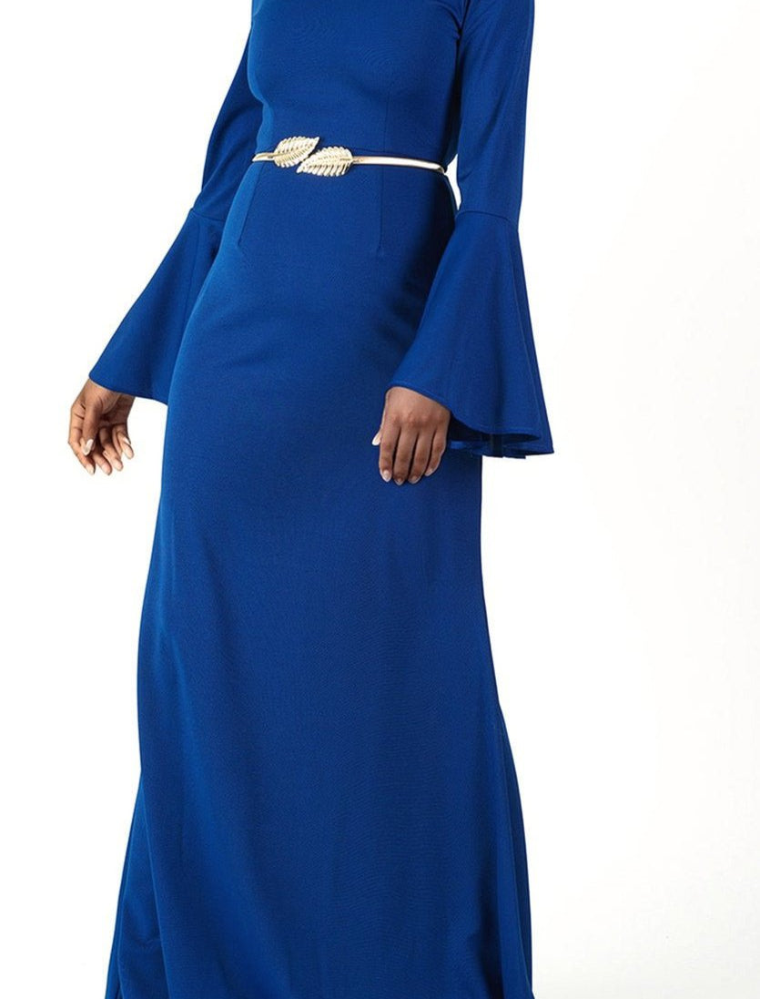 Modest Bell Sleeve Pencil Dress Kabayare