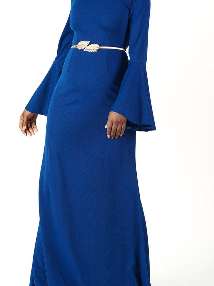 Modest Bell Sleeve Pencil Dress Kabayare