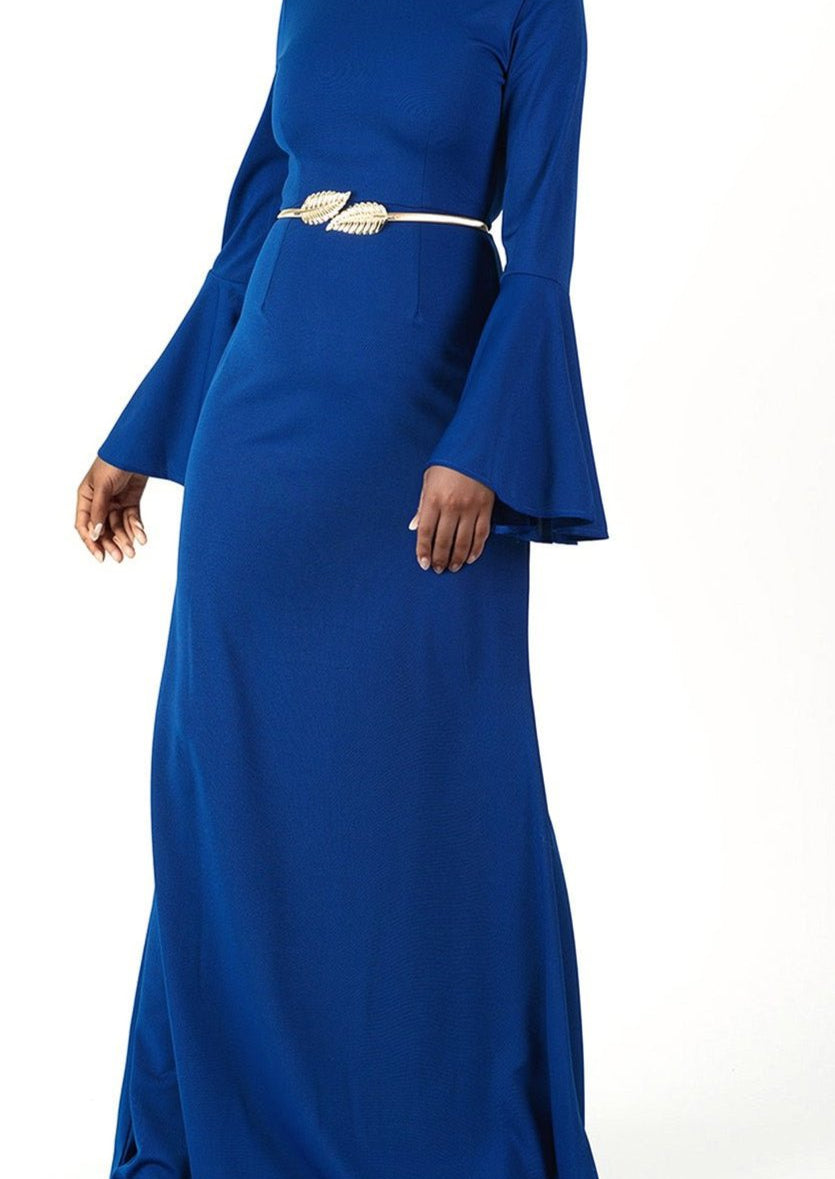 Modest Bell Sleeve Pencil Dress Kabayare