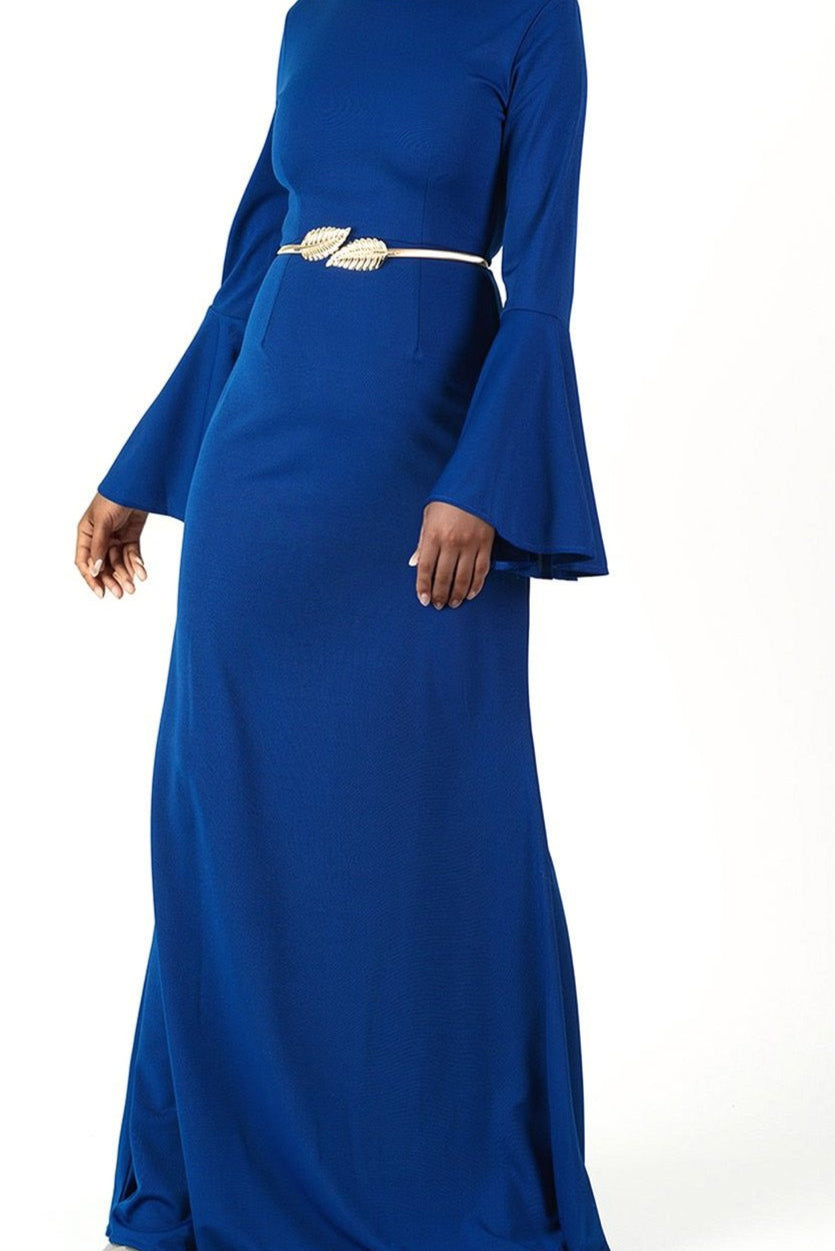 Modest Bell Sleeve Pencil Dress Kabayare