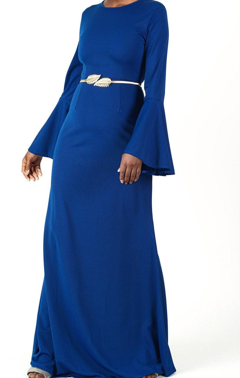 Modest Bell Sleeve Pencil Dress Kabayare