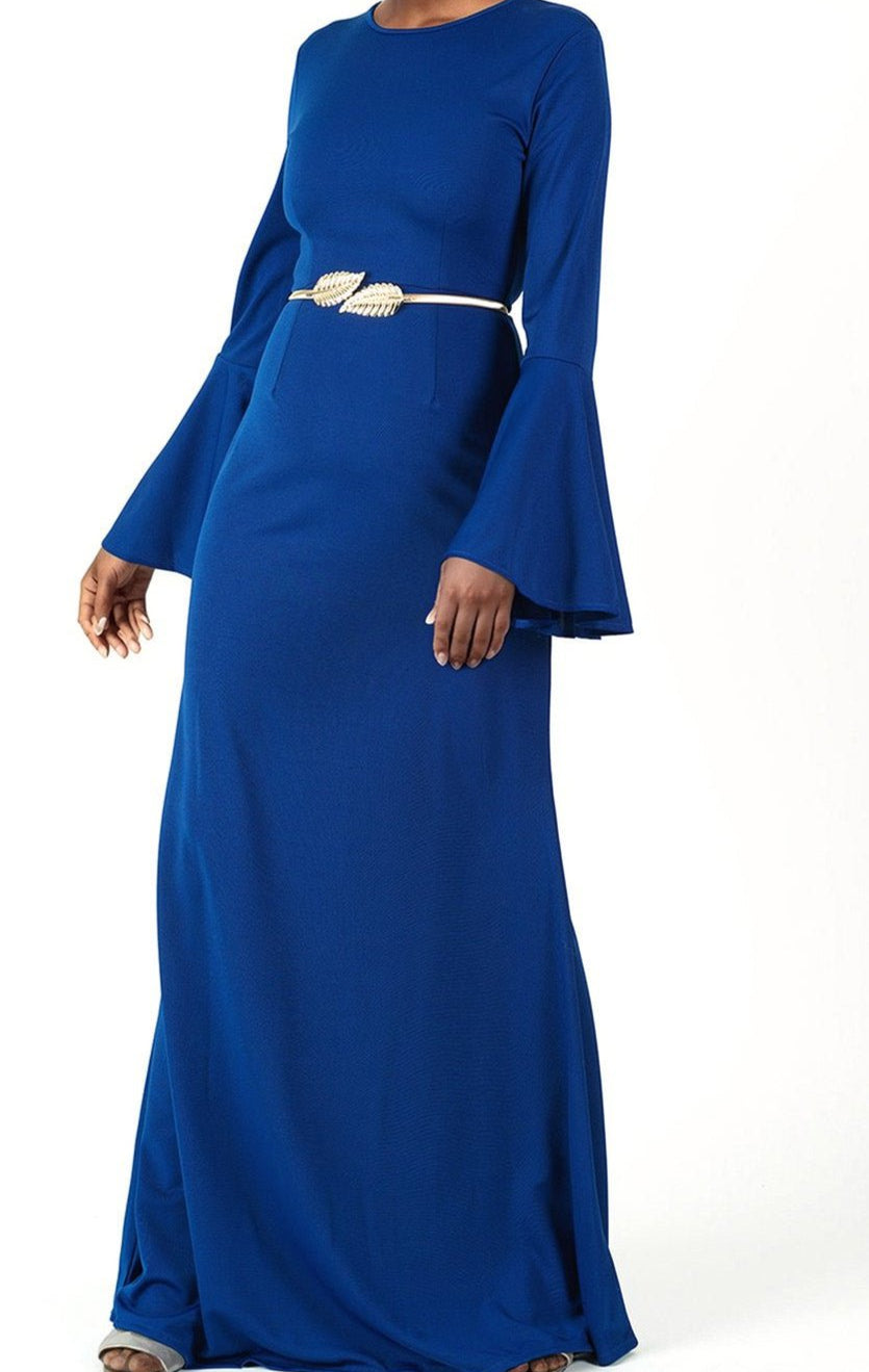 Modest Bell Sleeve Pencil Dress Kabayare