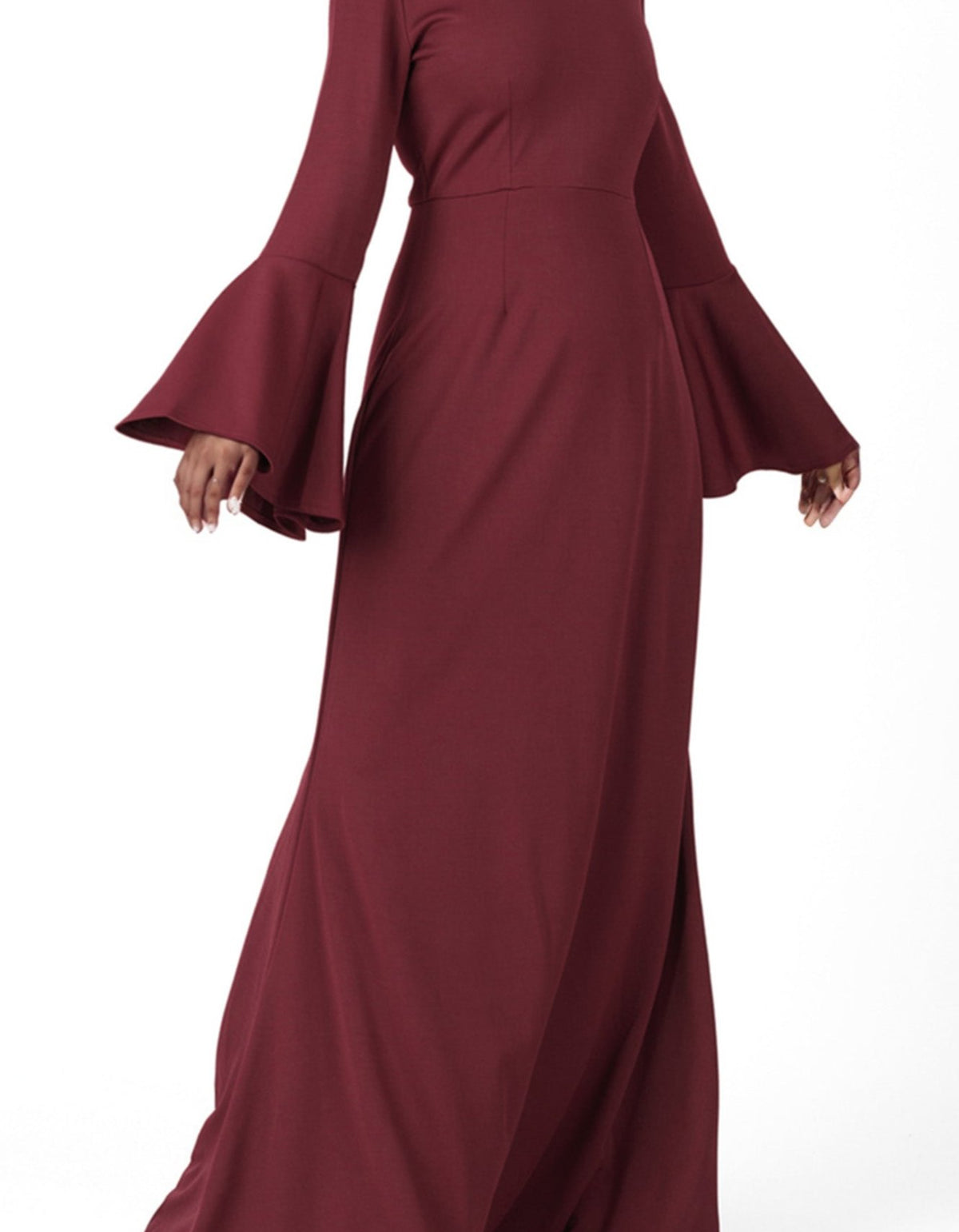 Modest Bell Sleeve Pencil Dress Kabayare