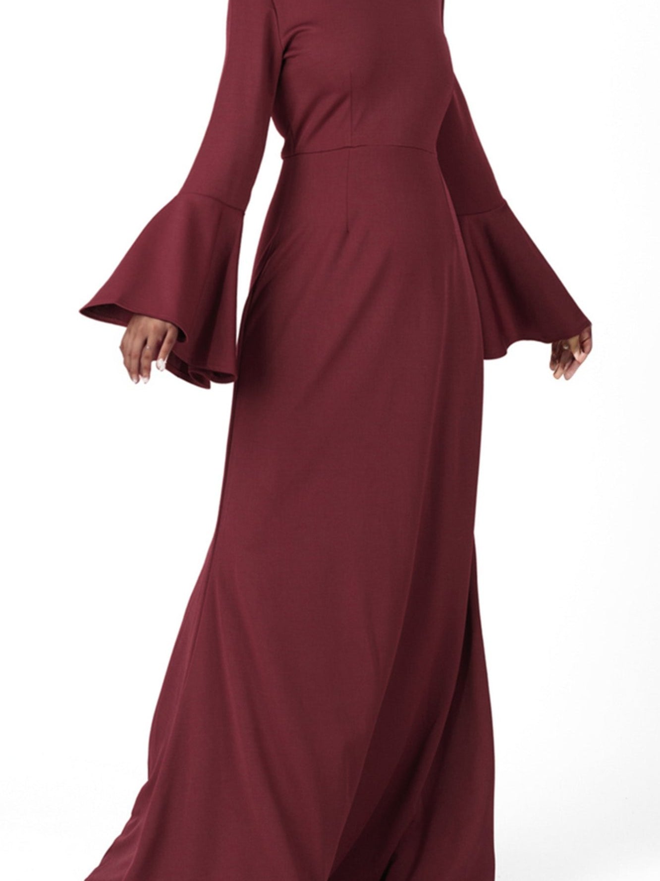 Modest Bell Sleeve Pencil Dress Kabayare