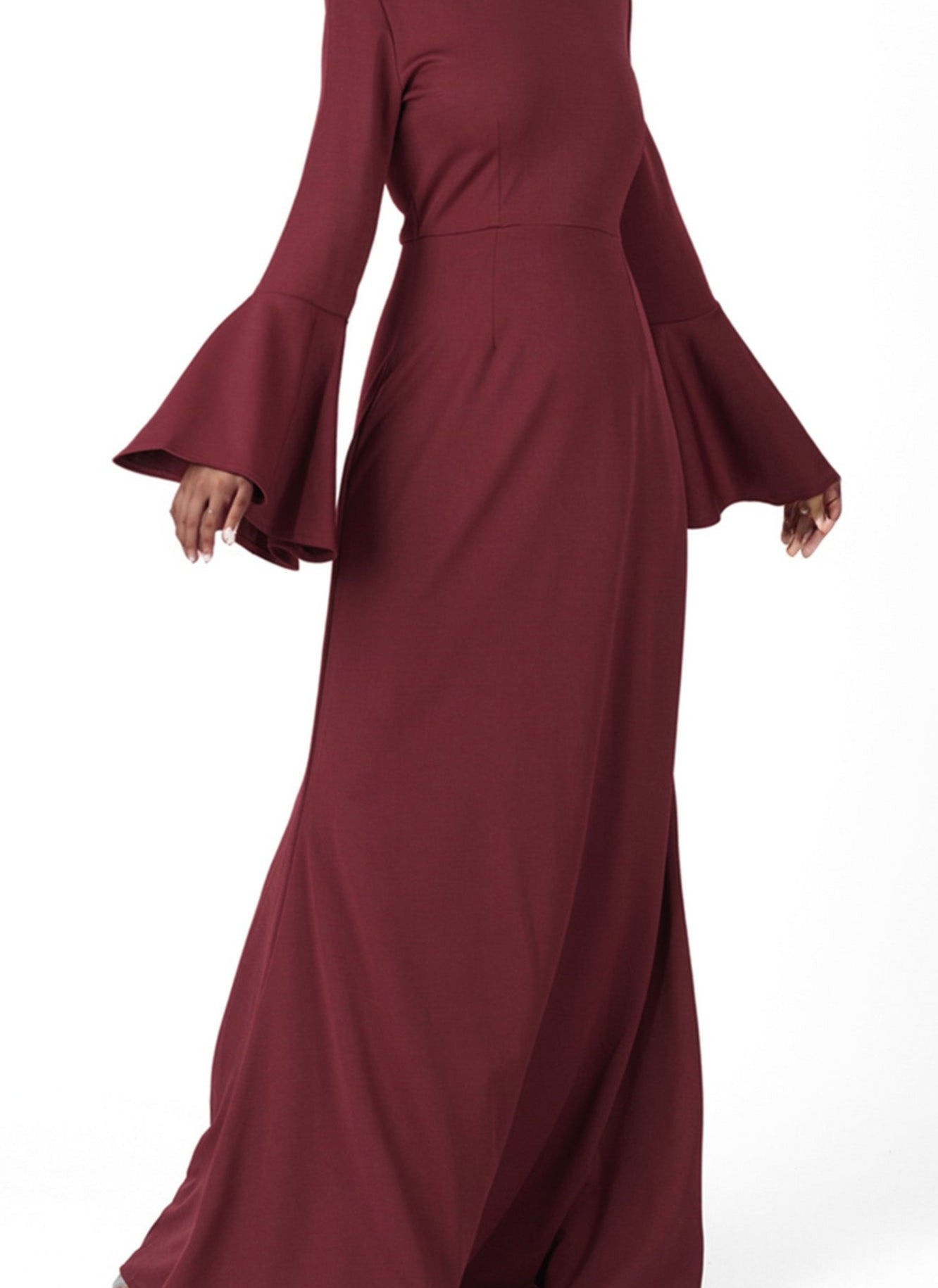 Modest Bell Sleeve Pencil Dress Kabayare