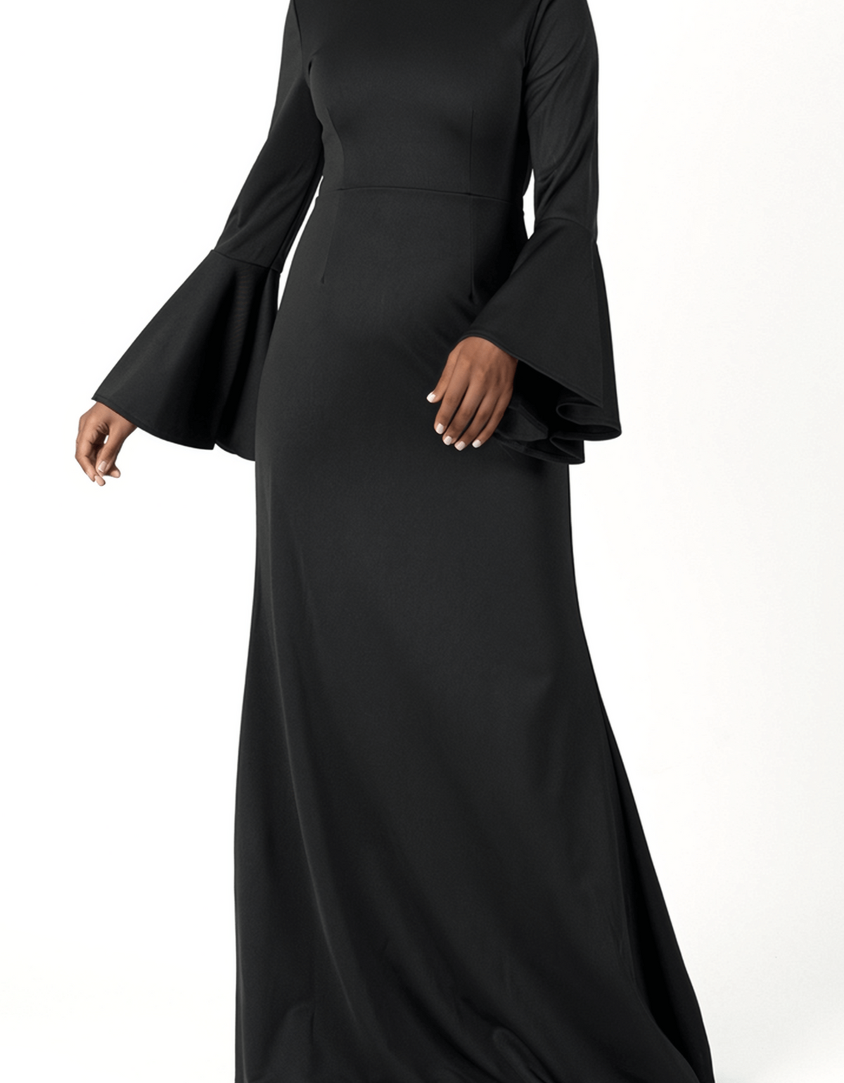 Modest Bell Sleeve Pencil Dress Kabayare