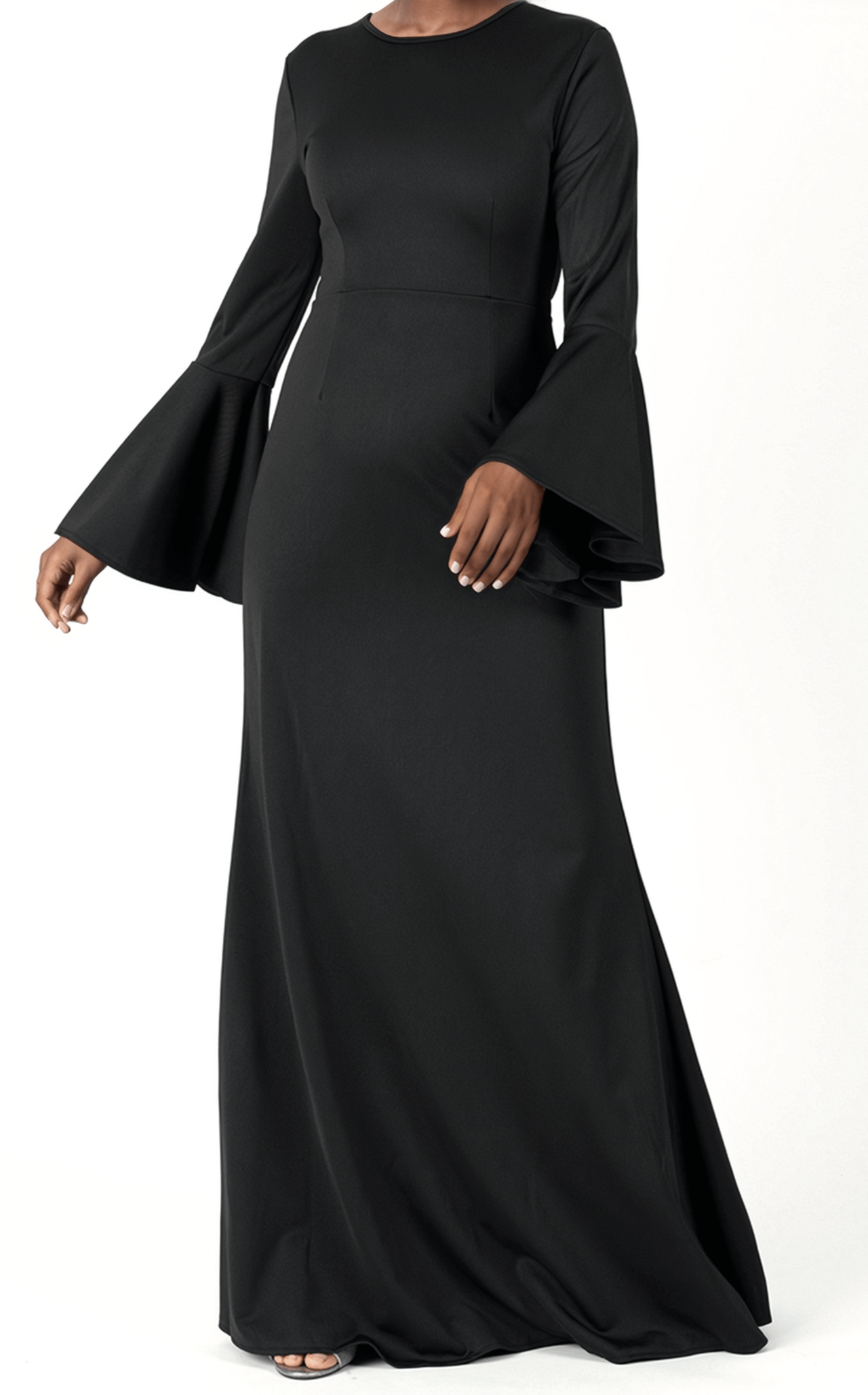 Modest Bell Sleeve Pencil Dress Kabayare