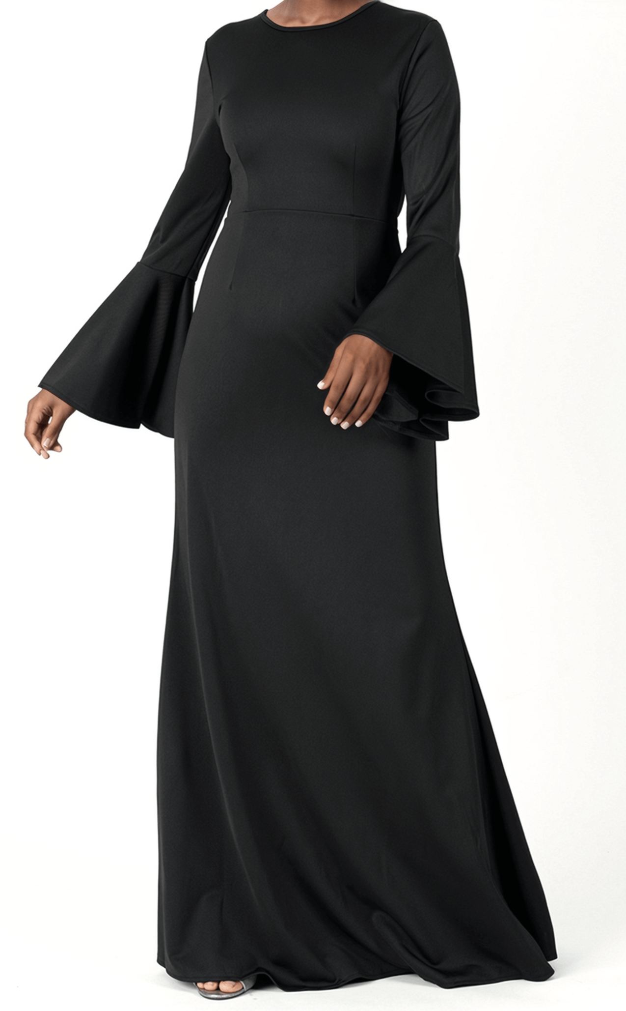 Modest Bell Sleeve Pencil Dress Kabayare